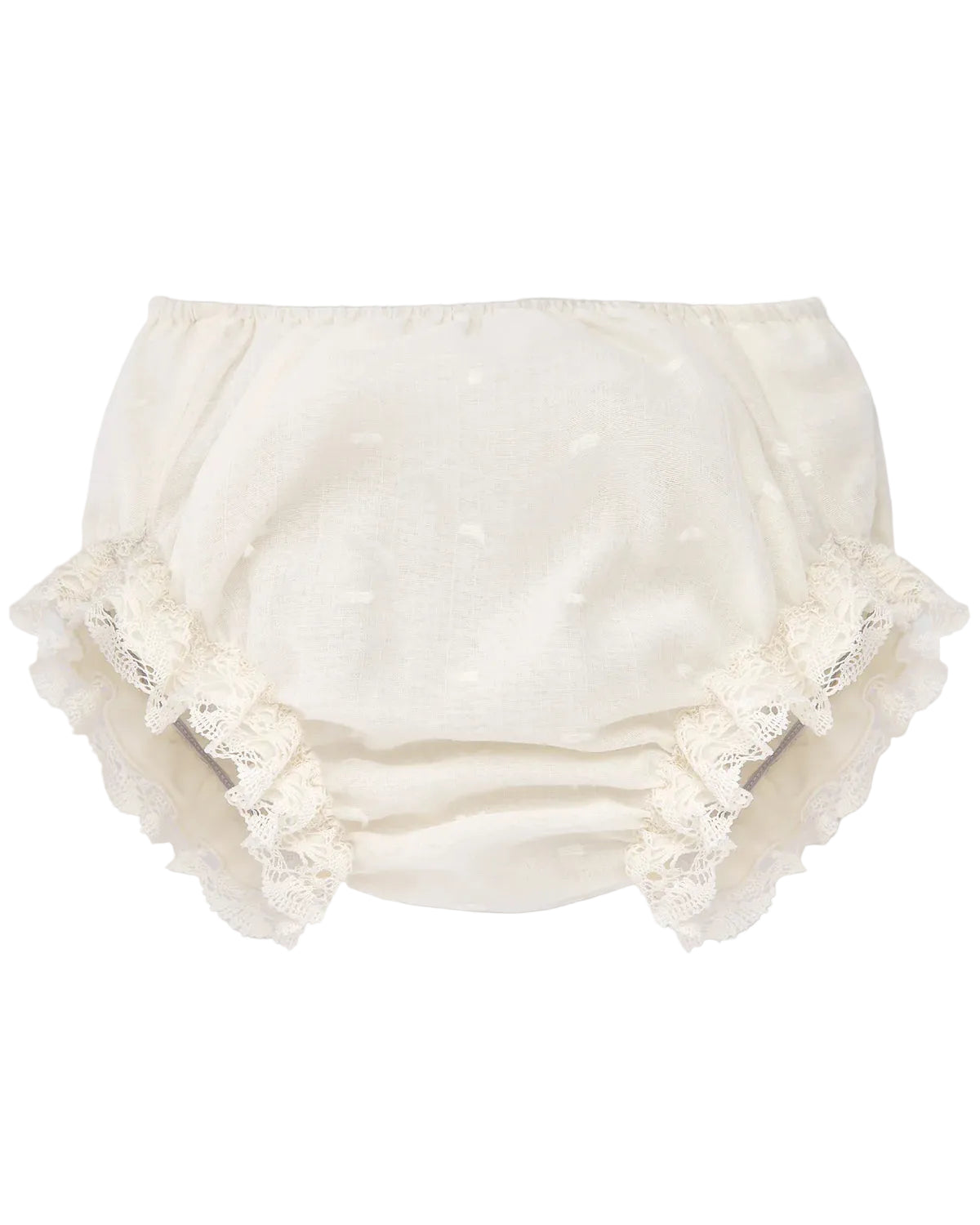 Woven Newborn Knickets Beige Schoolsoutdesignerkidswear