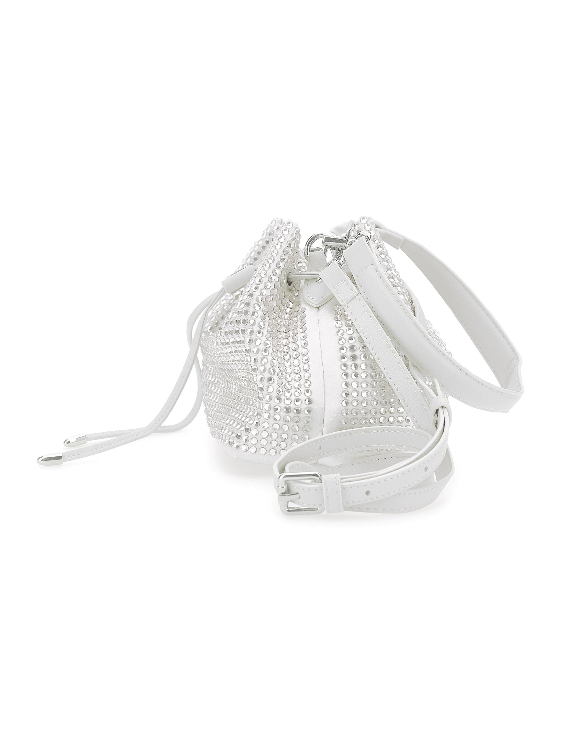 Rhinestone bucket coated fabric Monnalisa
