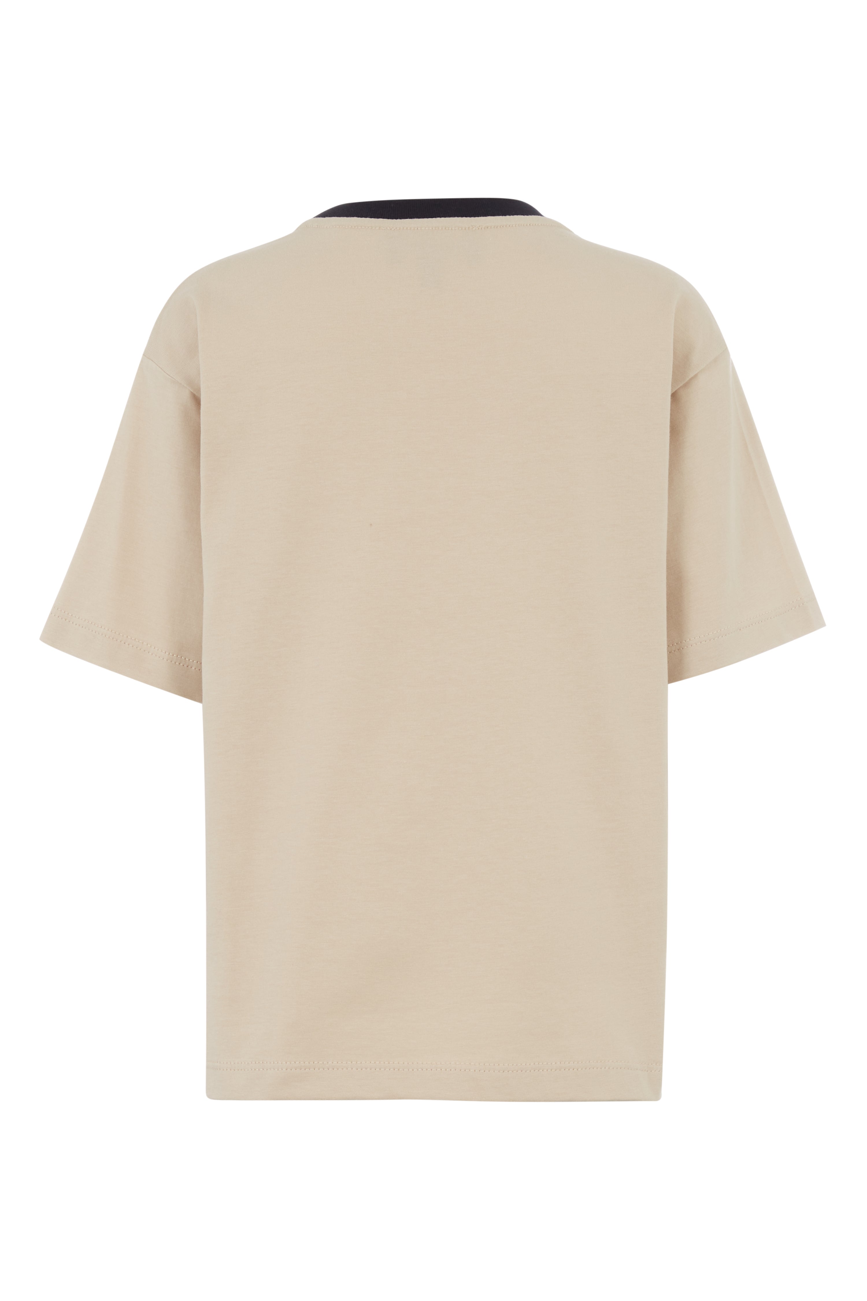 Logo T-Shirt - Oxford Tan & Blu Navy Emporio Armani