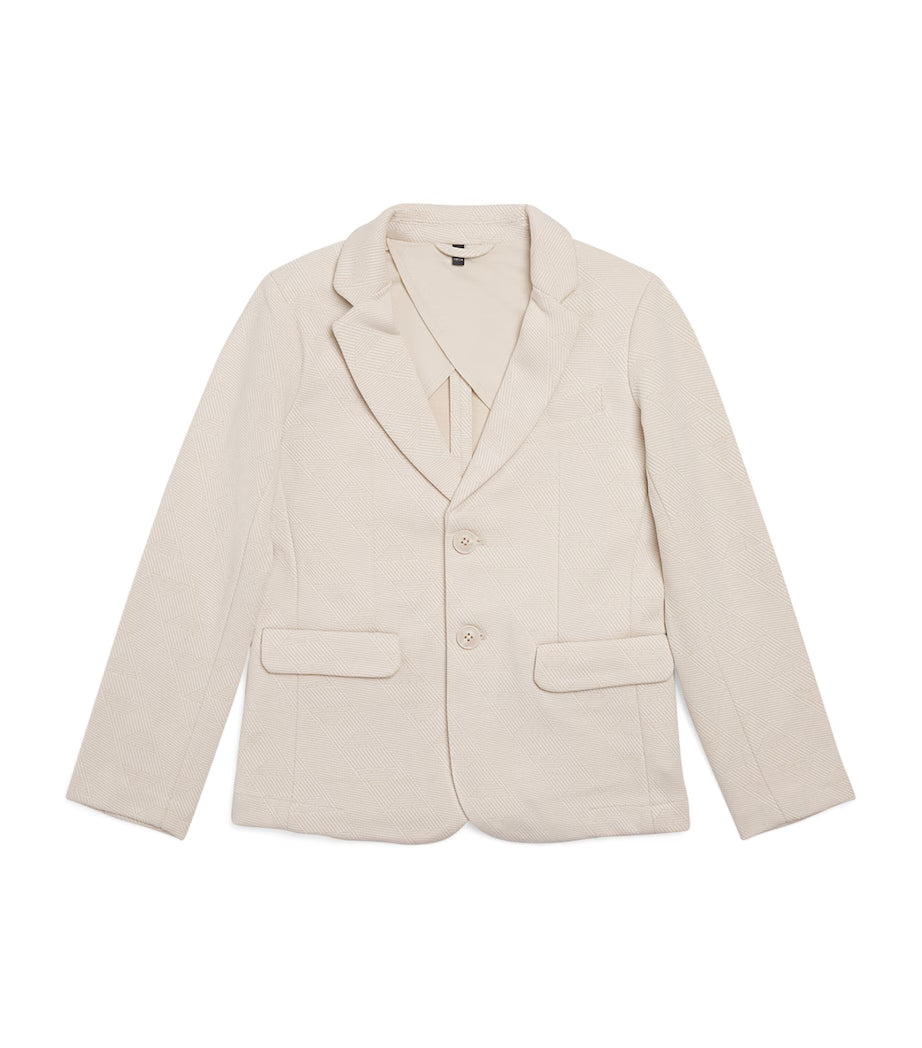 Double Jersey Jacquard Jacket Emporio Armani