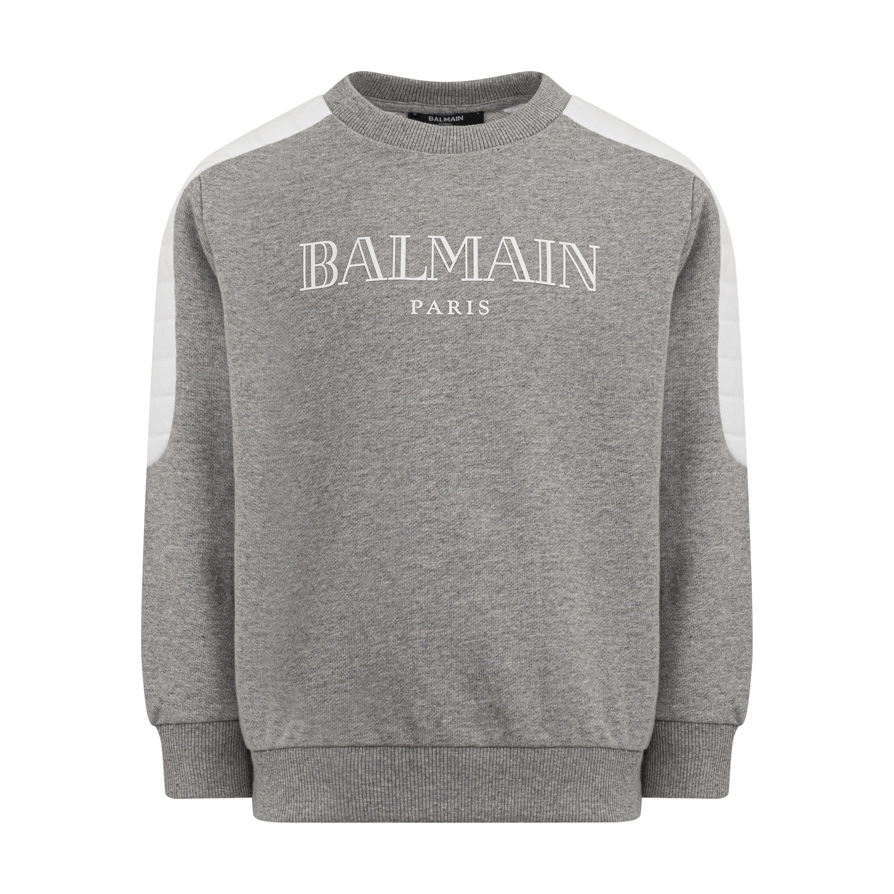 Classic Logo Sweatshirt – Grey Balmain