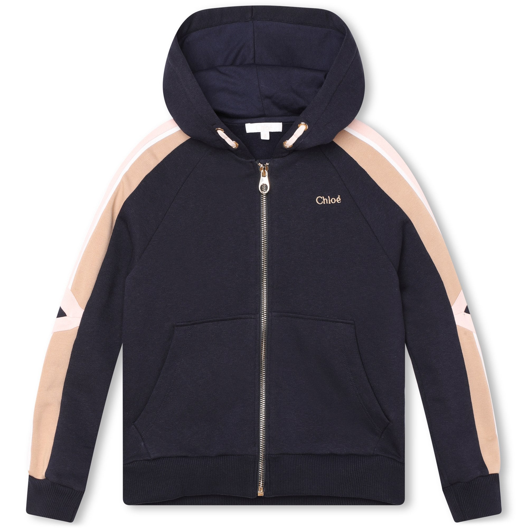 Organic Fleece Hooded Cardigan Chloe