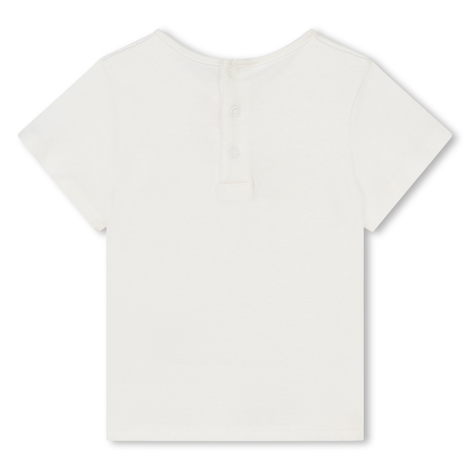 Organic Cotton Gold Embroidered Tee-Shirt Chloe