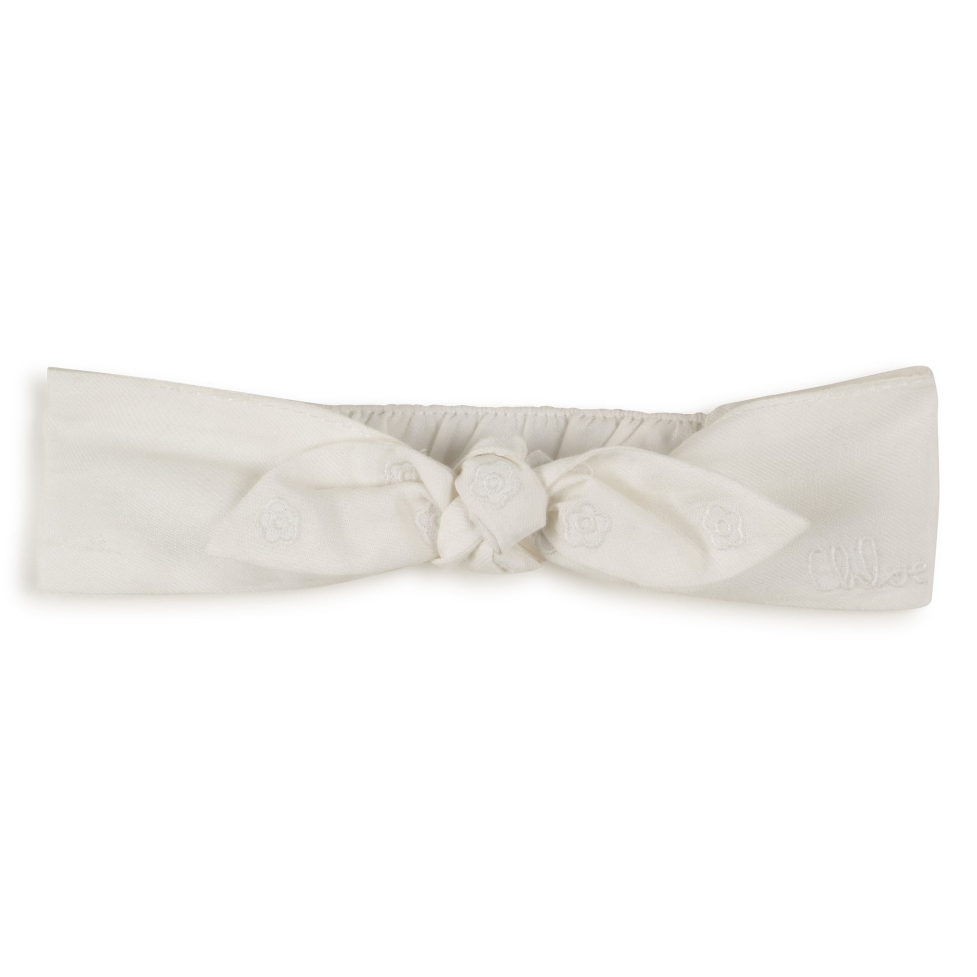 Organic Cotton Baby Dress and Headband Set with Embroidered Detailing Chloe
