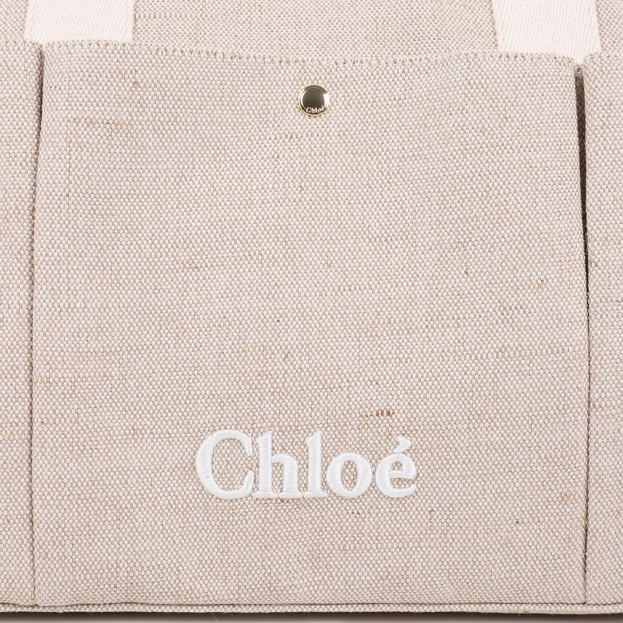 Canvas and Jute Changing Bag with Multi Pocket Design Chloe