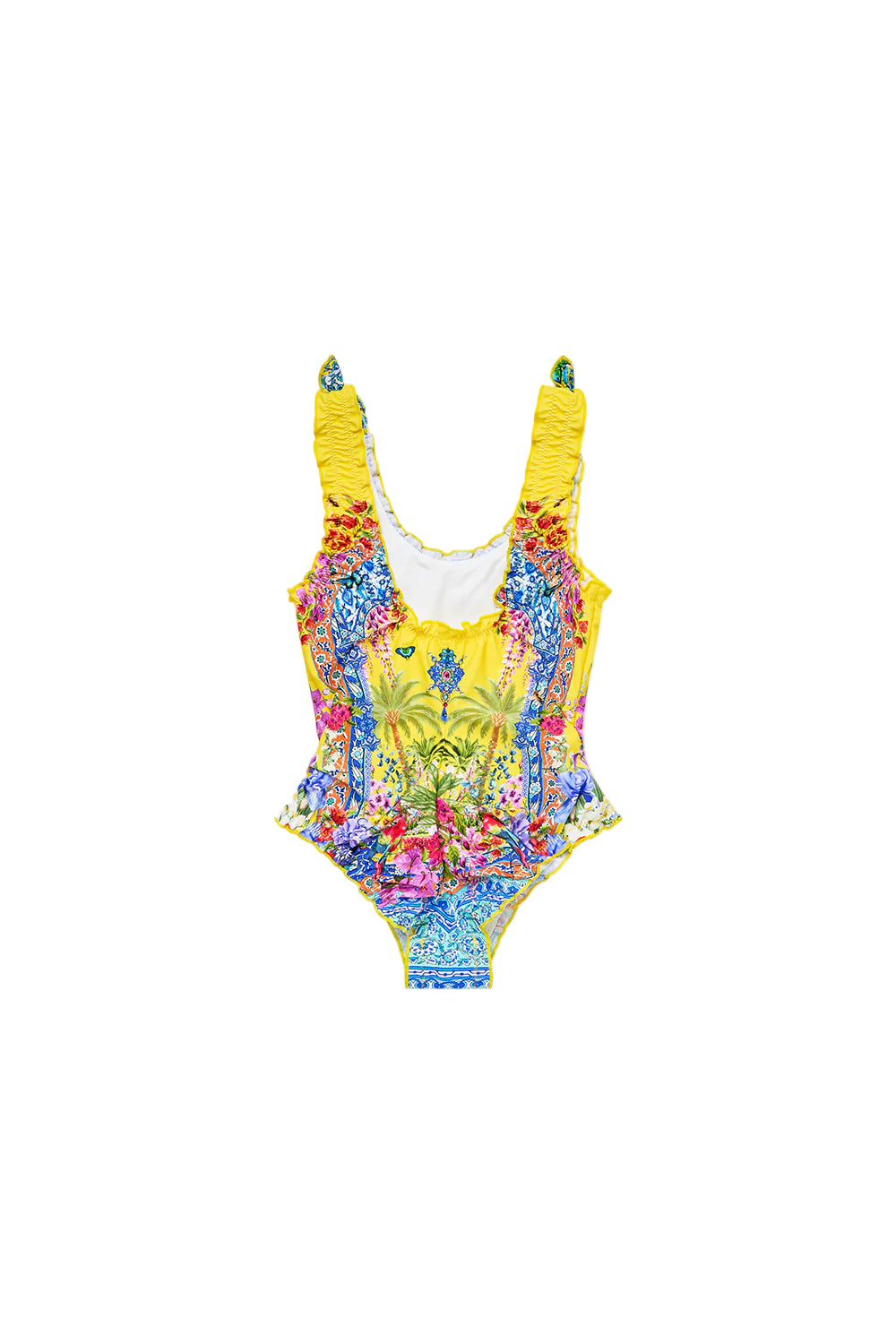Sultanahmet Summer Kids Babylocked One Piece With Tie Shoulder Camilla