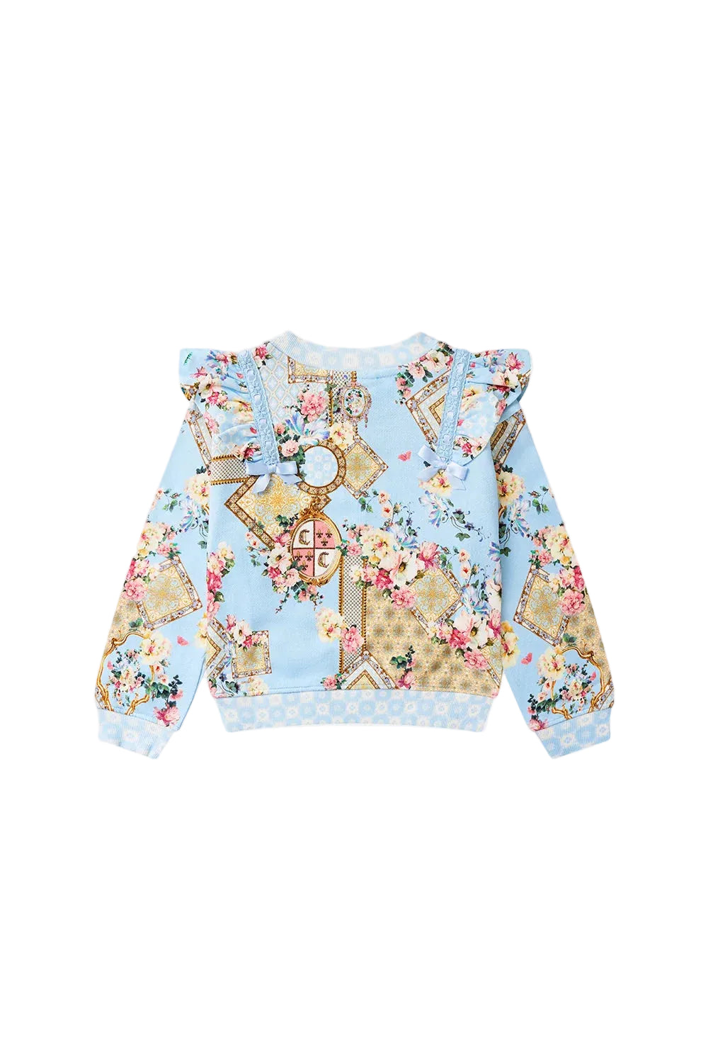 Sisi Society Kids Frill And Bow Jumper Camilla