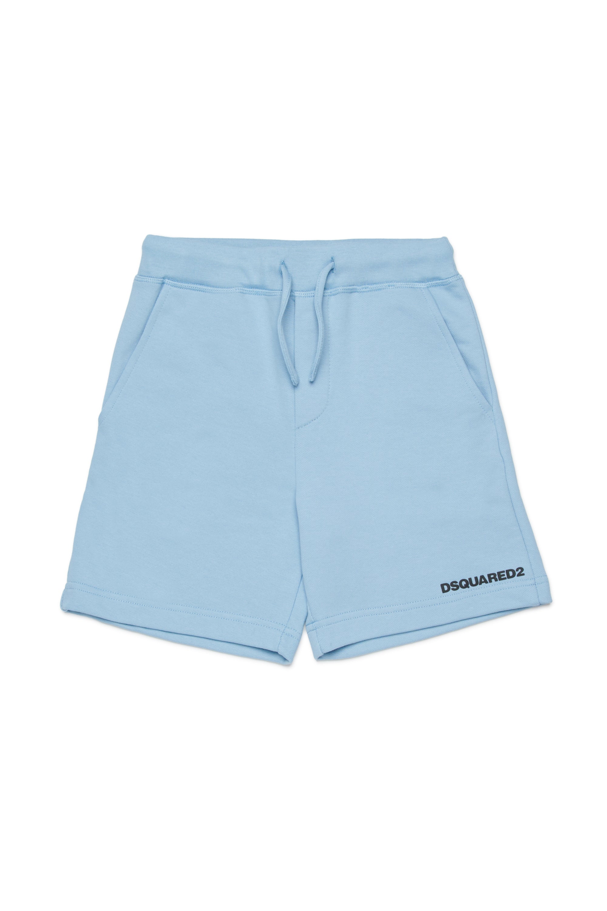 Cotton Jersey Shorts for Kids Dsquared Kid
