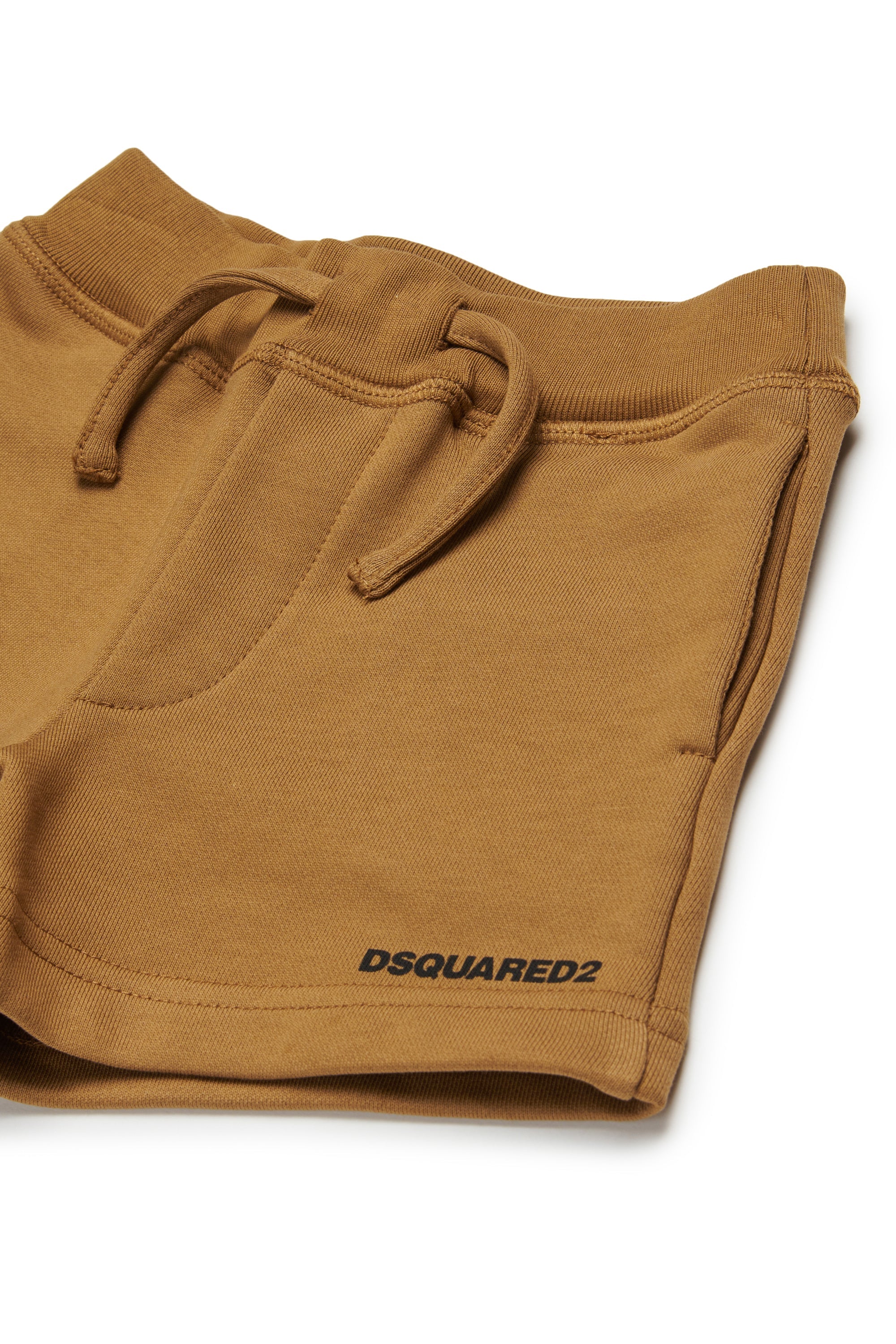 Cotton Jersey Shorts for Kids Dsquared Kid