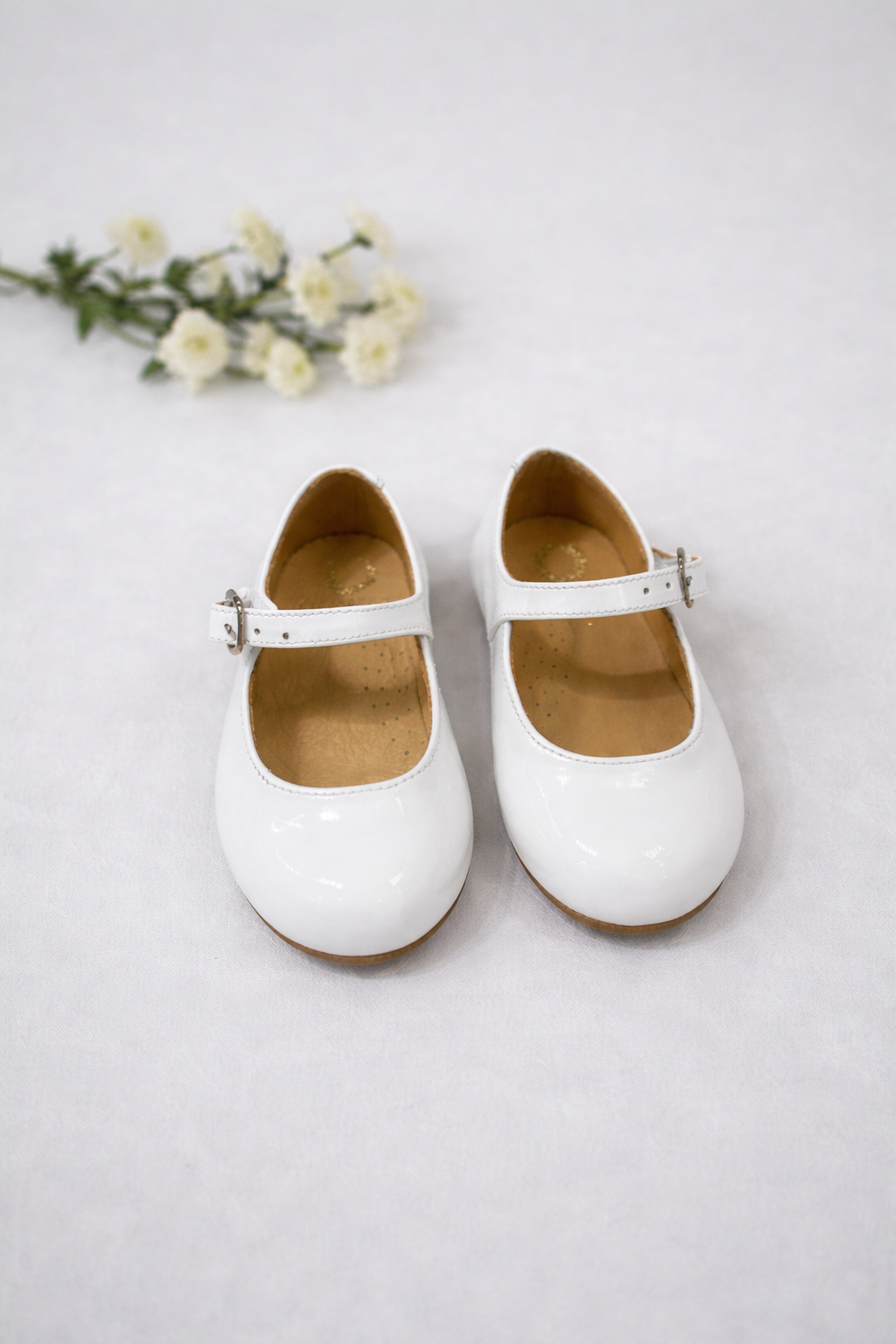 Isla Mary Jane White Patent Chloe & Jule