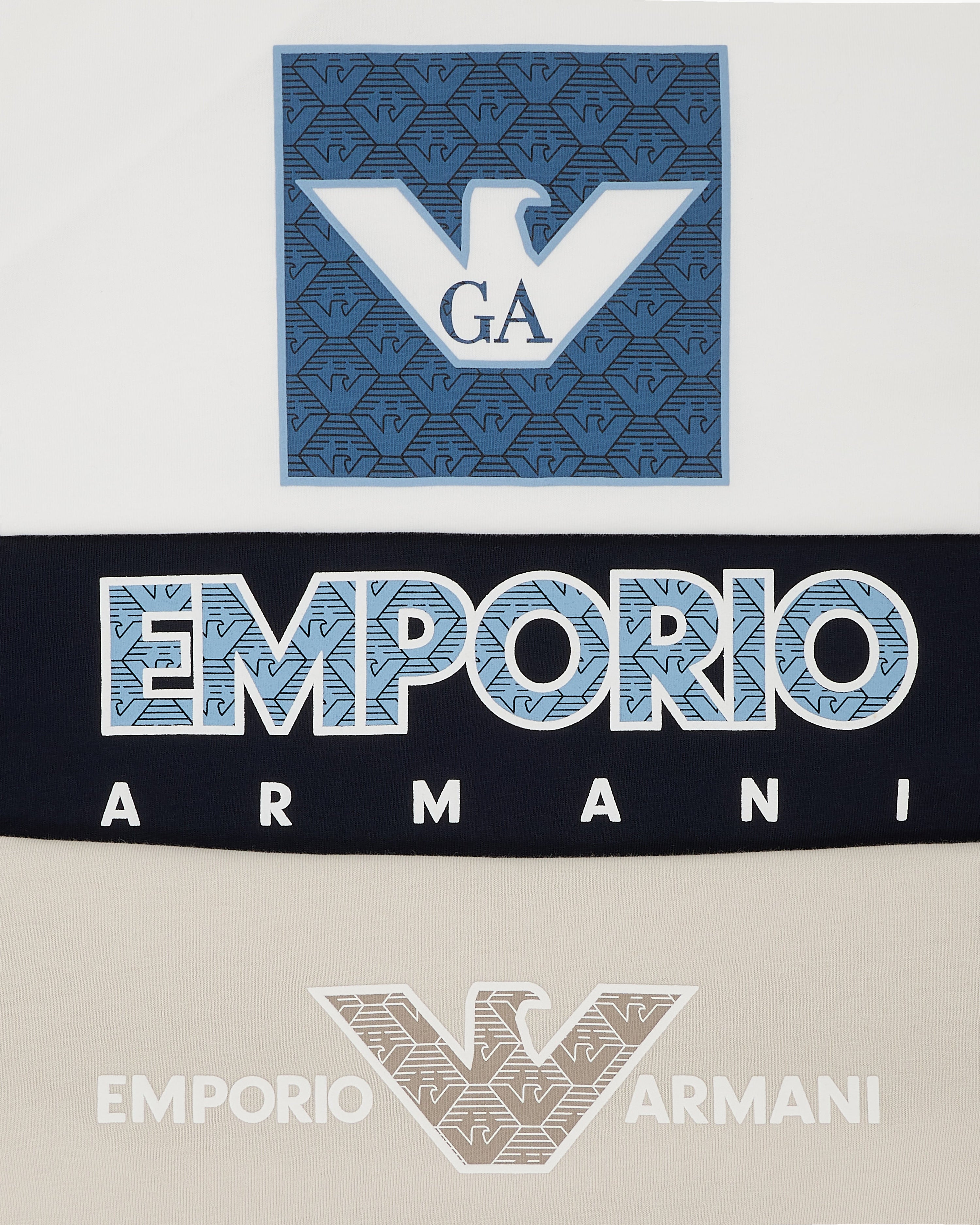 Designer T-Shirt Set for Kids – Pack of 3 Emporio Armani