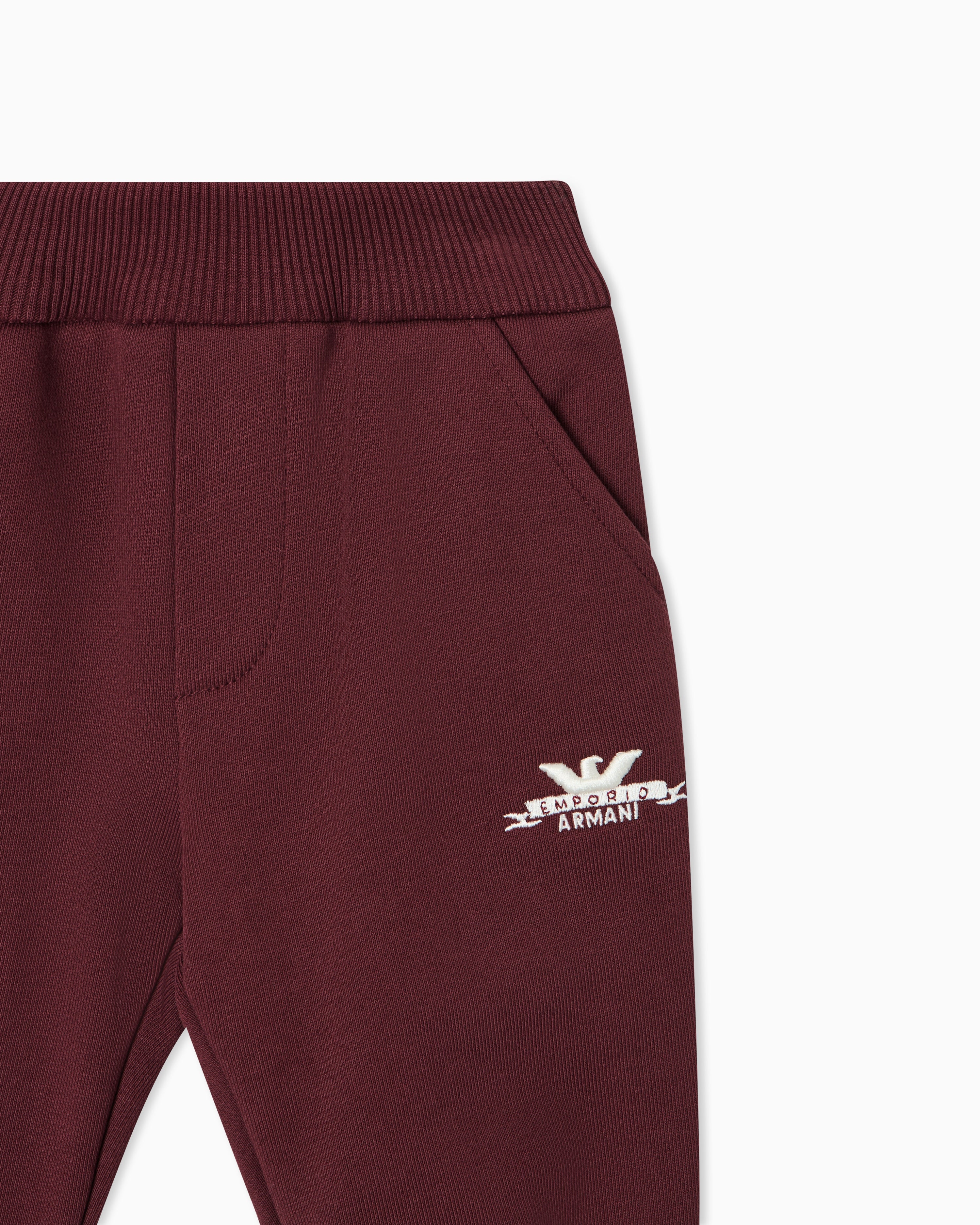 Emporio Armani Trousers - Maroon Banner