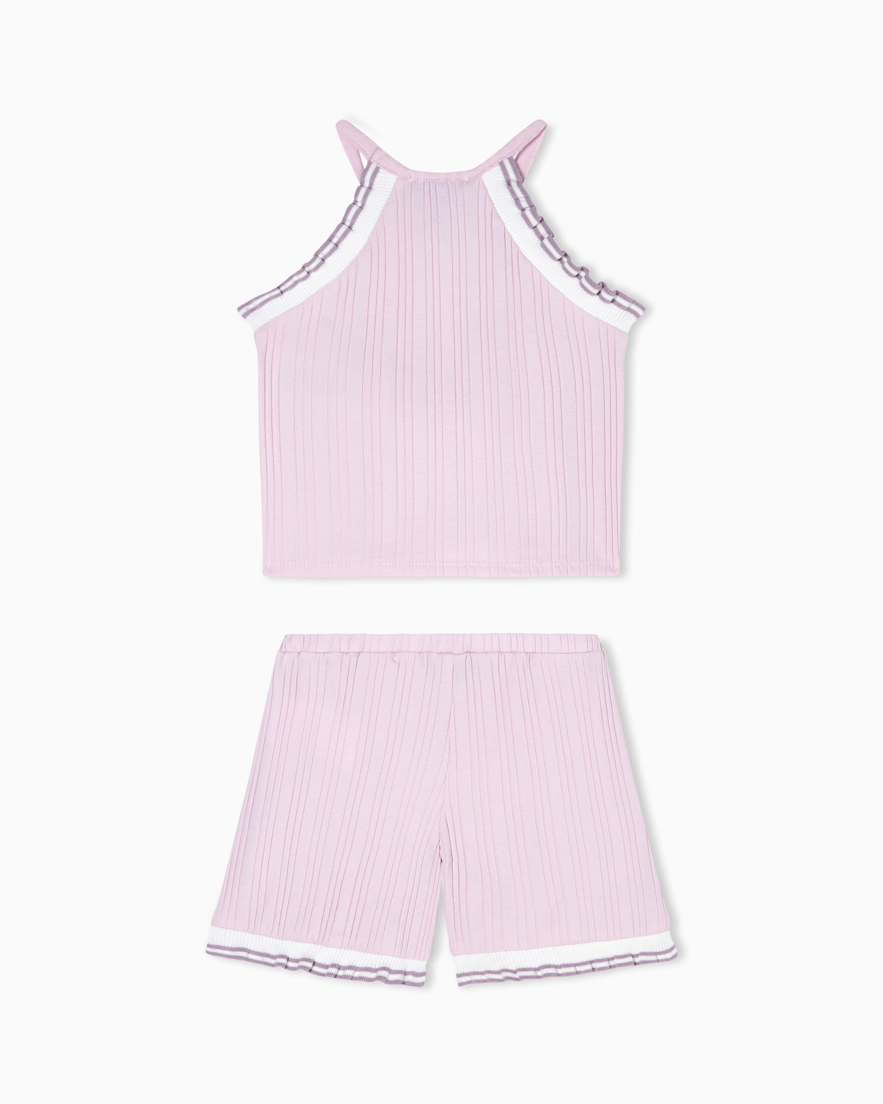 Emporio Armani Kids Set in Light Lilac Emporio Armani