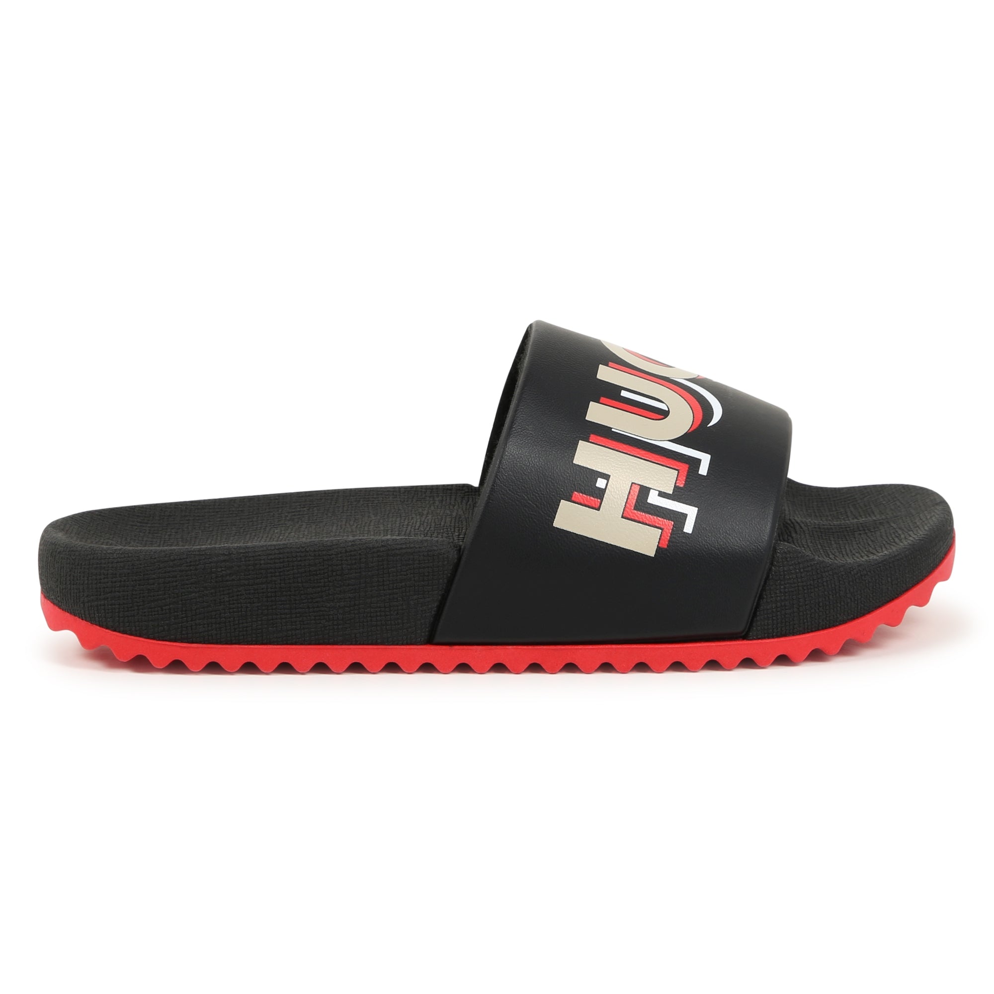 Aqua Slides with Print Hugo