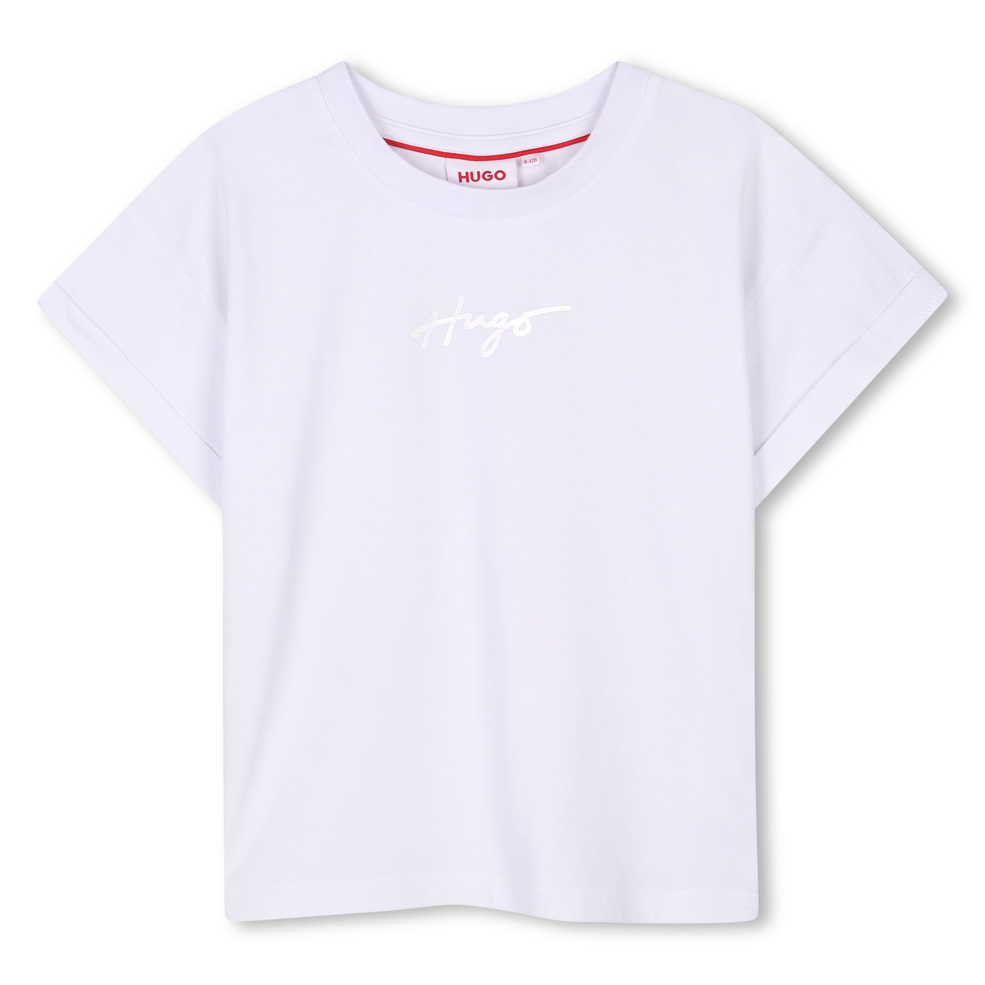 Minimalist Logo Short-Sleeve T-Shirt for Kids Hugo