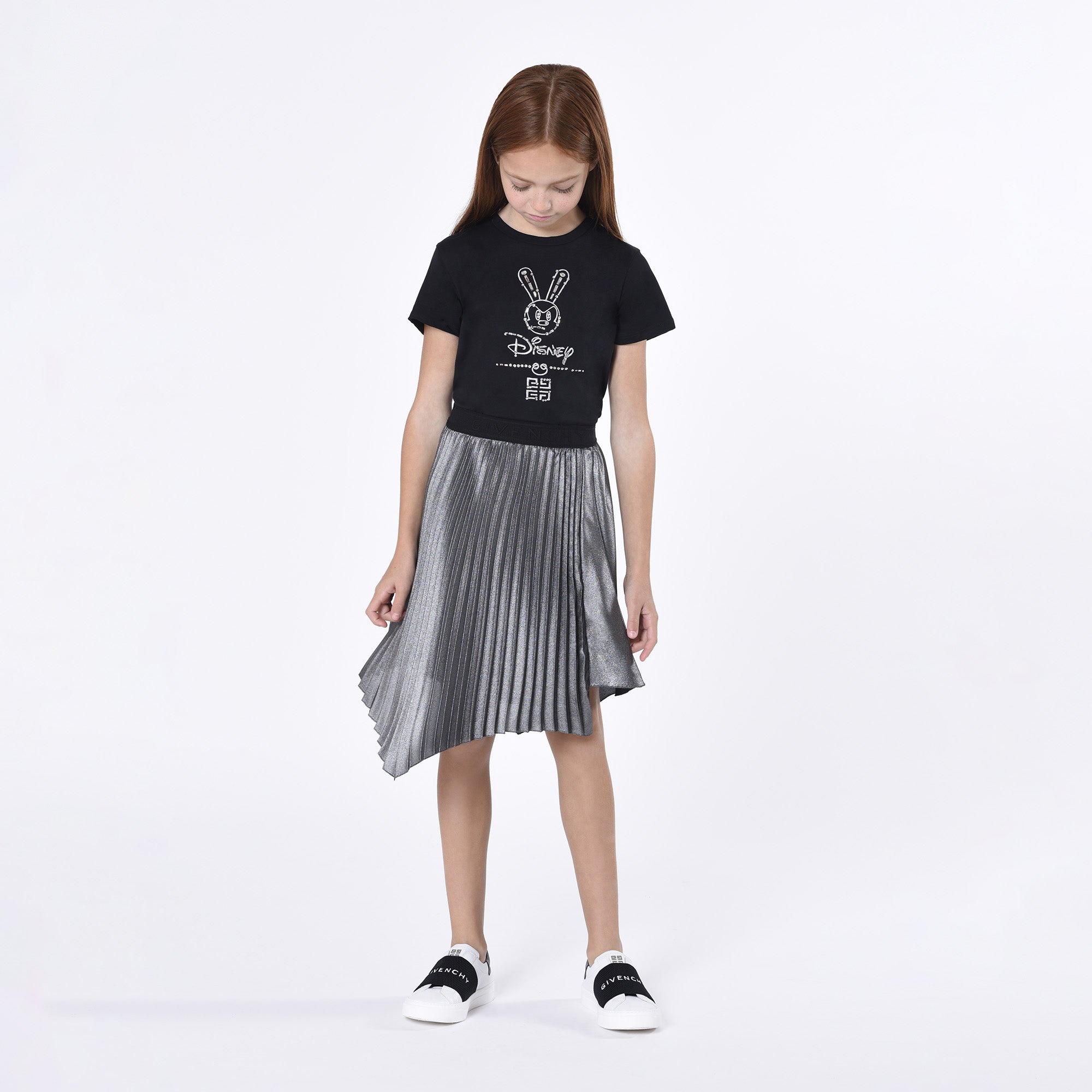 Organic Cotton Metallic T-Shirt Givenchy