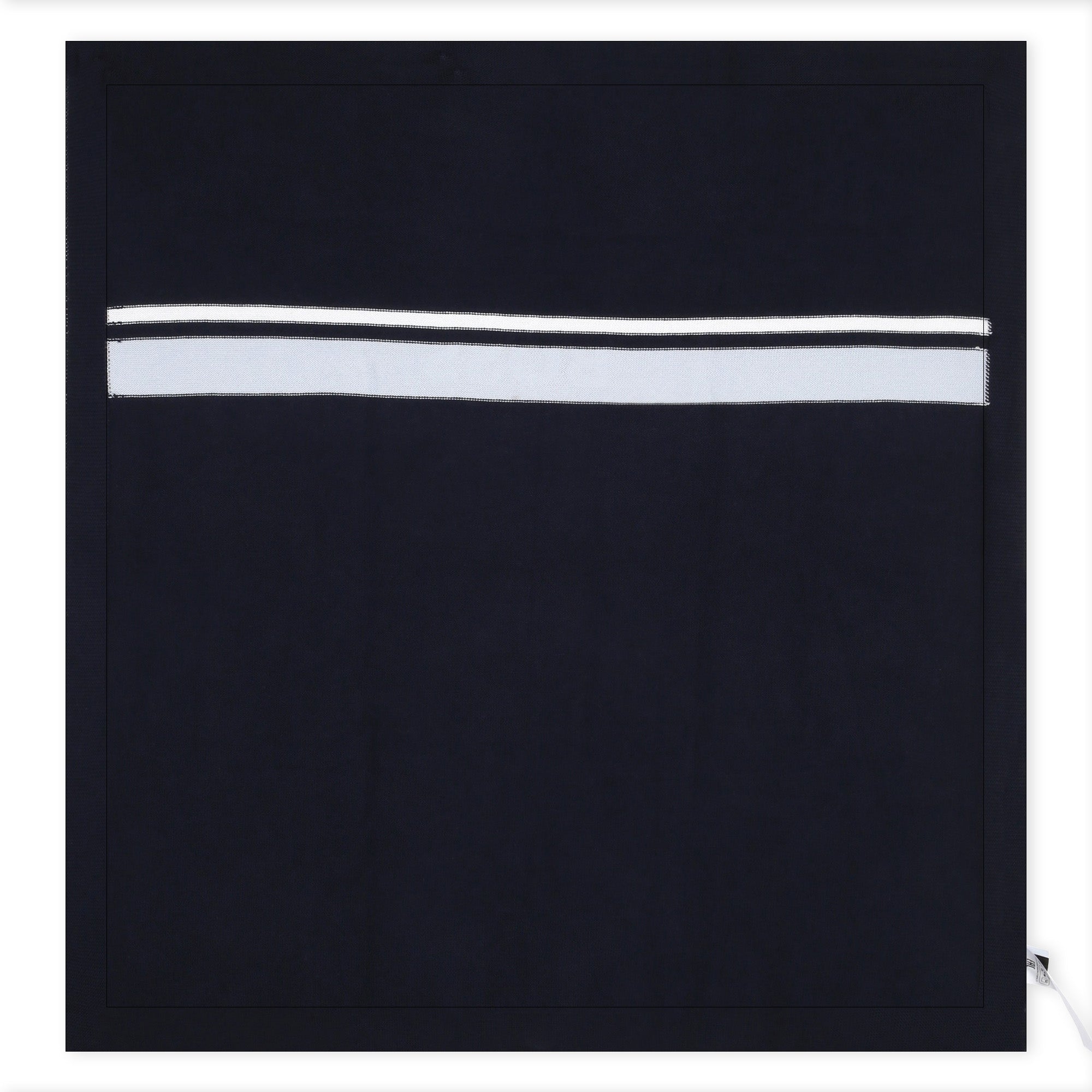 Cotton Knit Baby Blanket with Jacquard Print Hugo Boss
