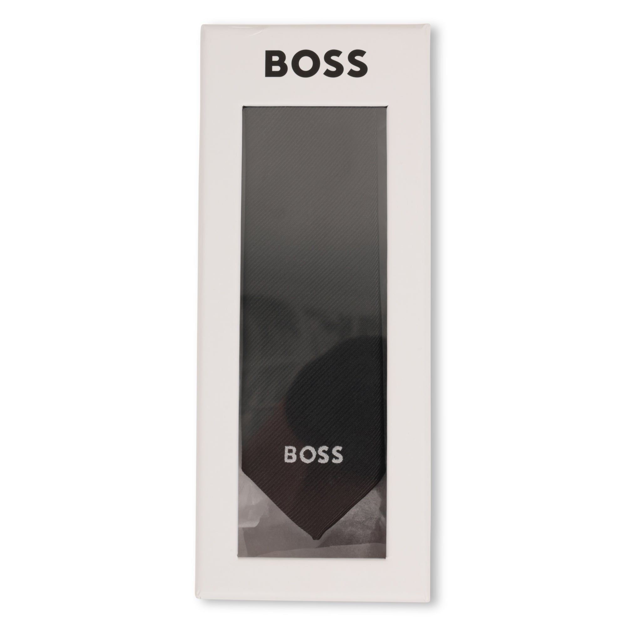 Kids Adjustable Tie with Jacquard Design Hugo Boss