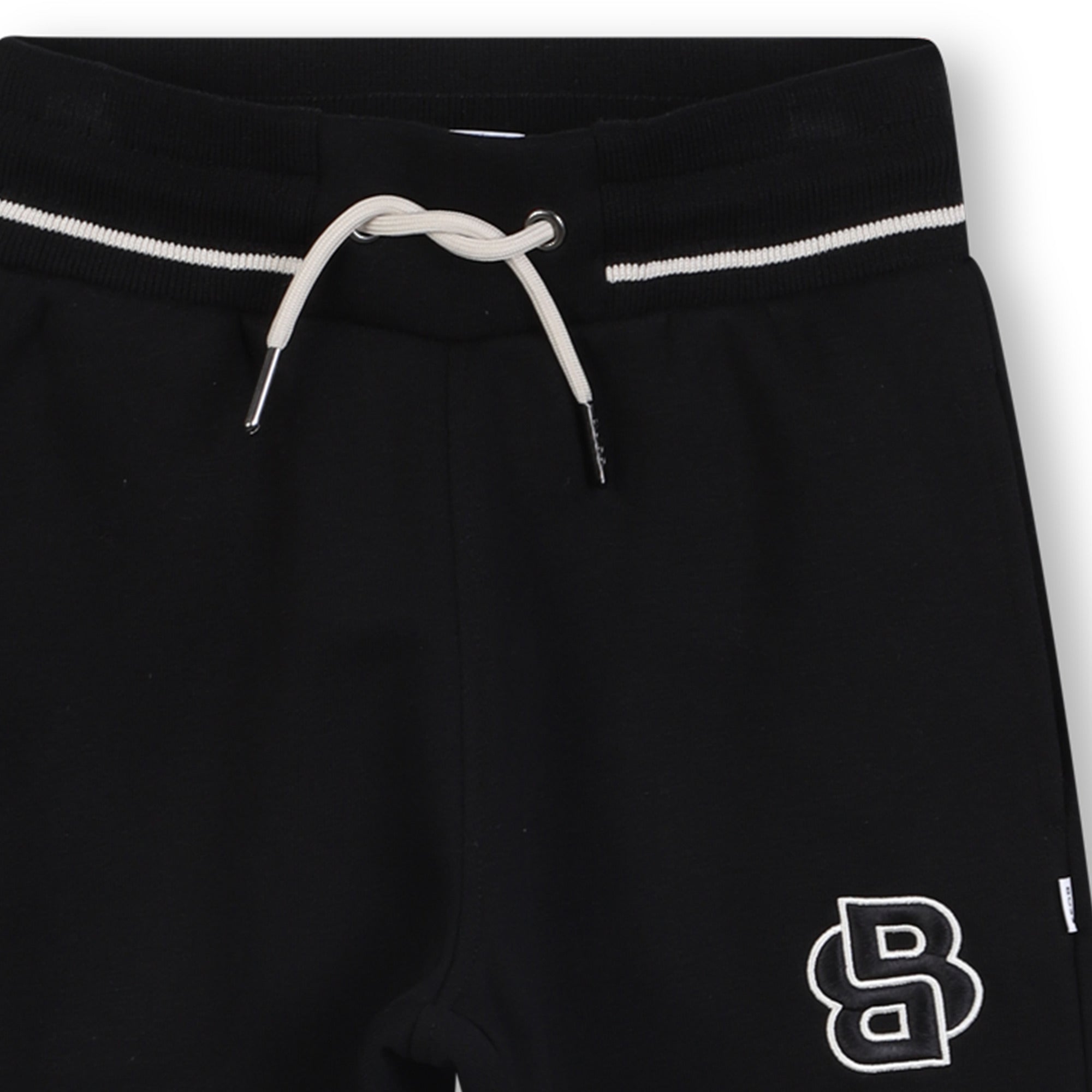 Brushed Fleece Jogging Bottoms with Contrasting Waist Stripe Hugo Boss