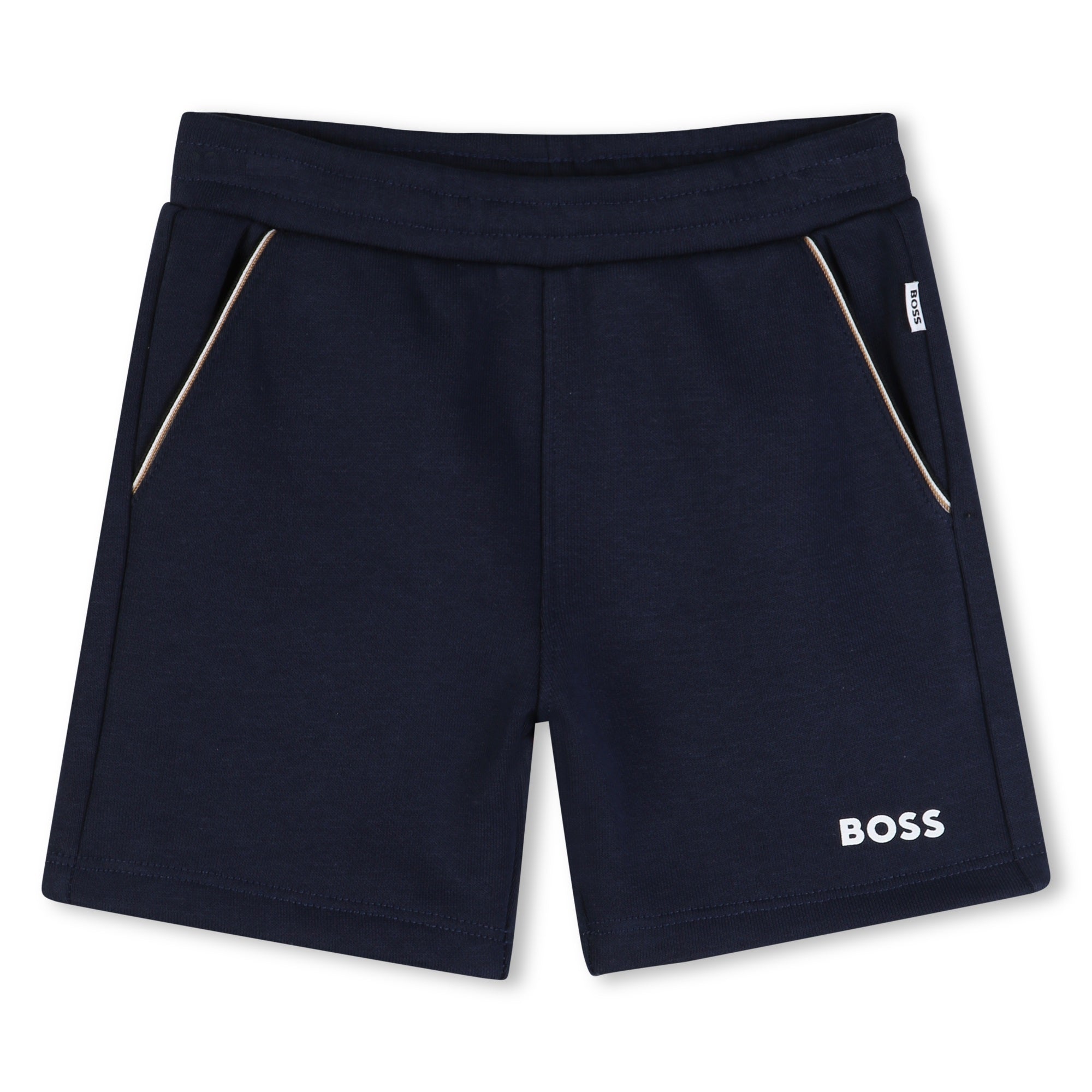 Cotton Tee & French Terry Bermuda Shorts Set Hugo Boss