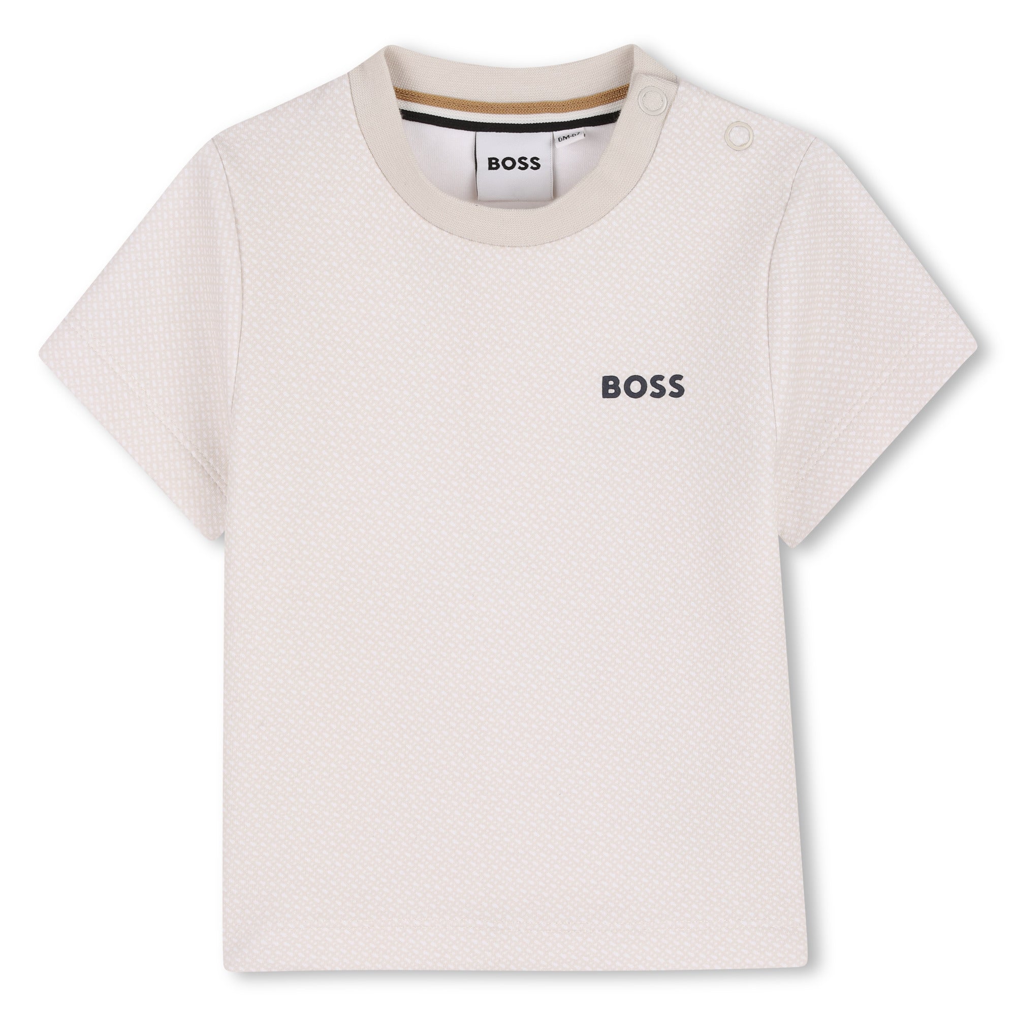 Monogram Cotton Short-Sleeve T-Shirt Hugo Boss