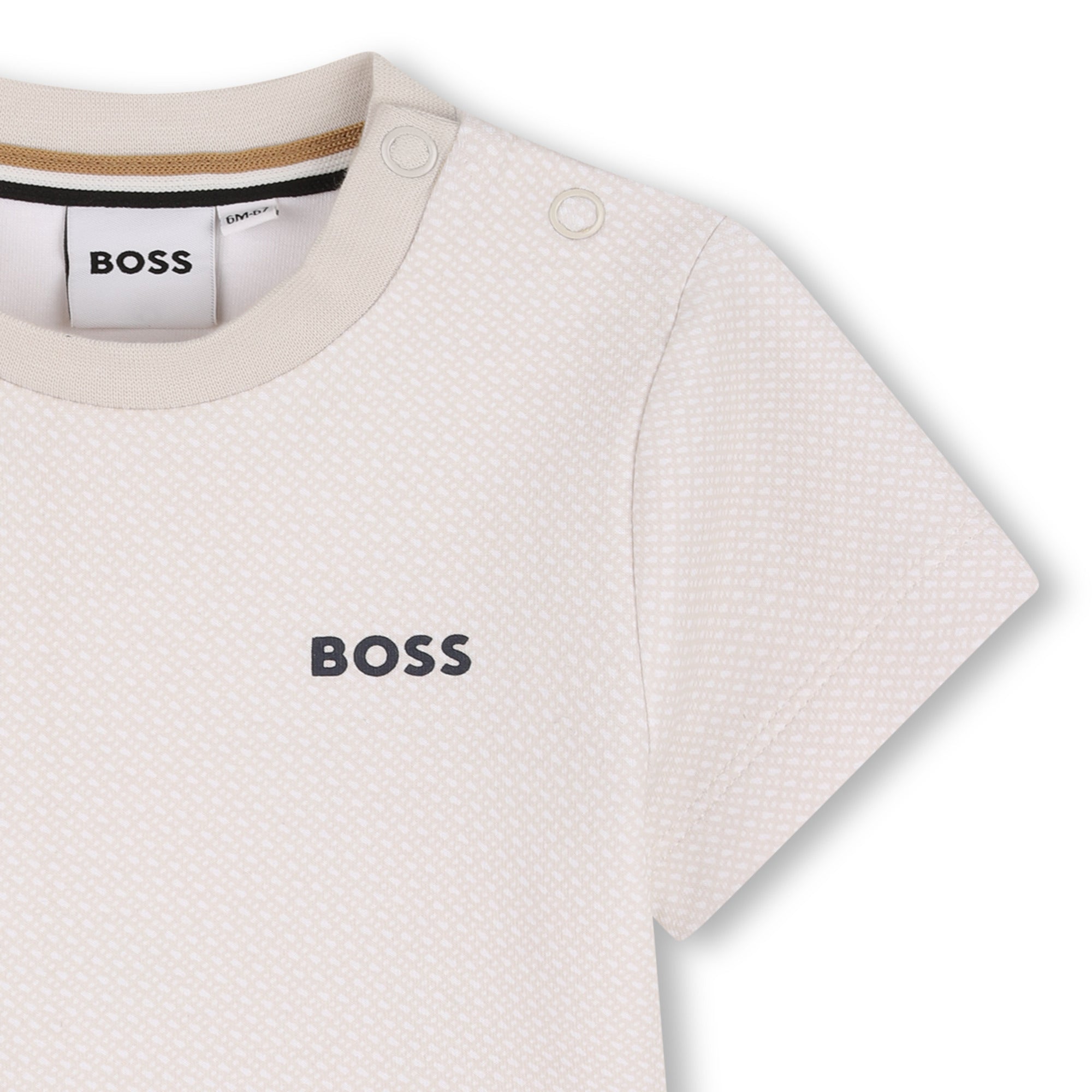 Monogram Cotton Short-Sleeve T-Shirt Hugo Boss