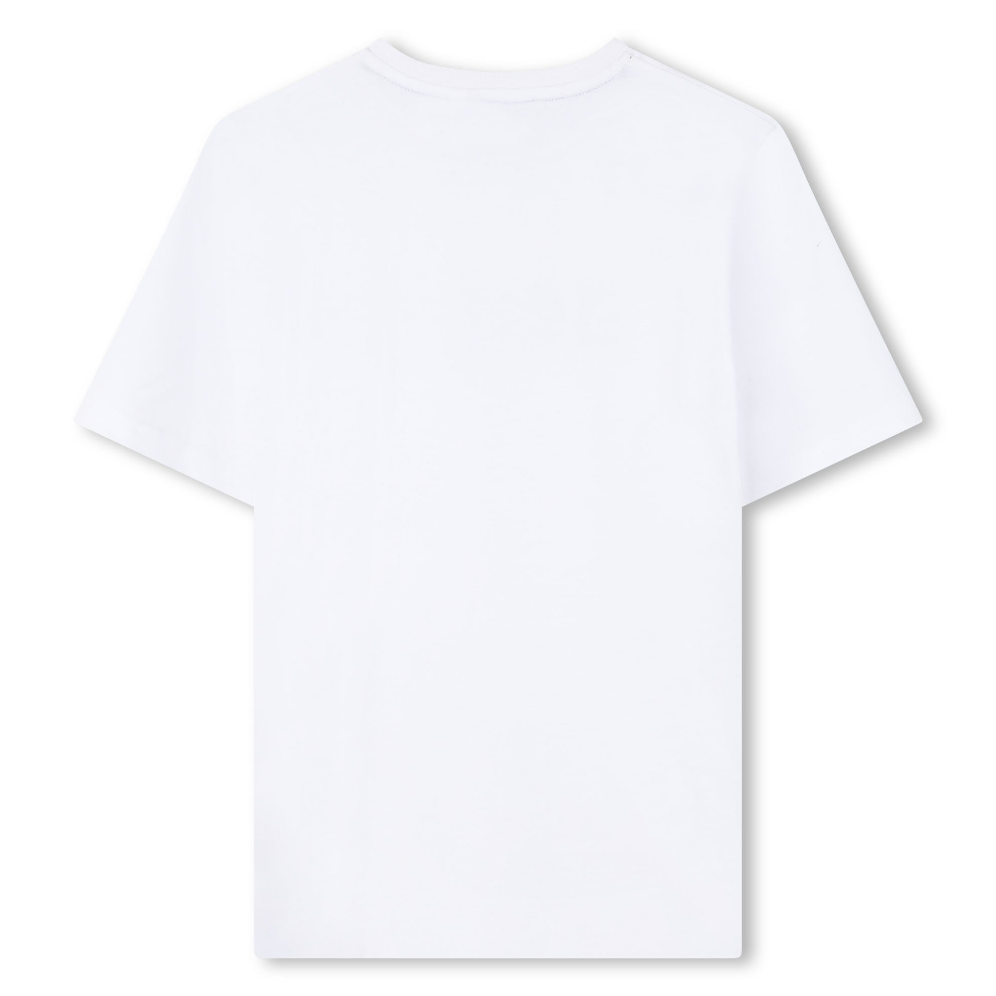 Cotton Jersey Short Sleeve T Shirt with Graphic Chest Print Hugo Boss