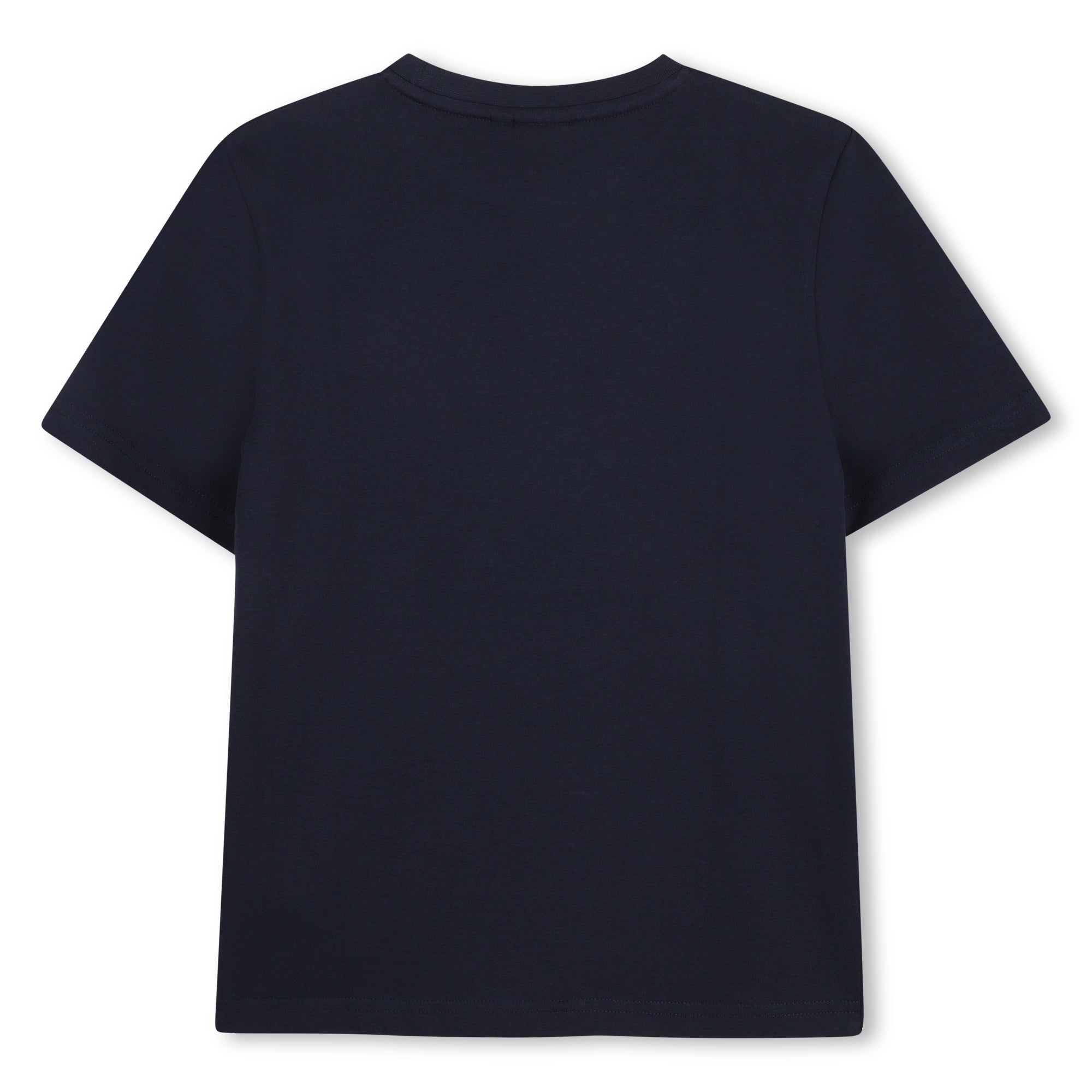 Cotton Jersey Short Sleeve T Shirt with Graphic Chest Print Hugo Boss
