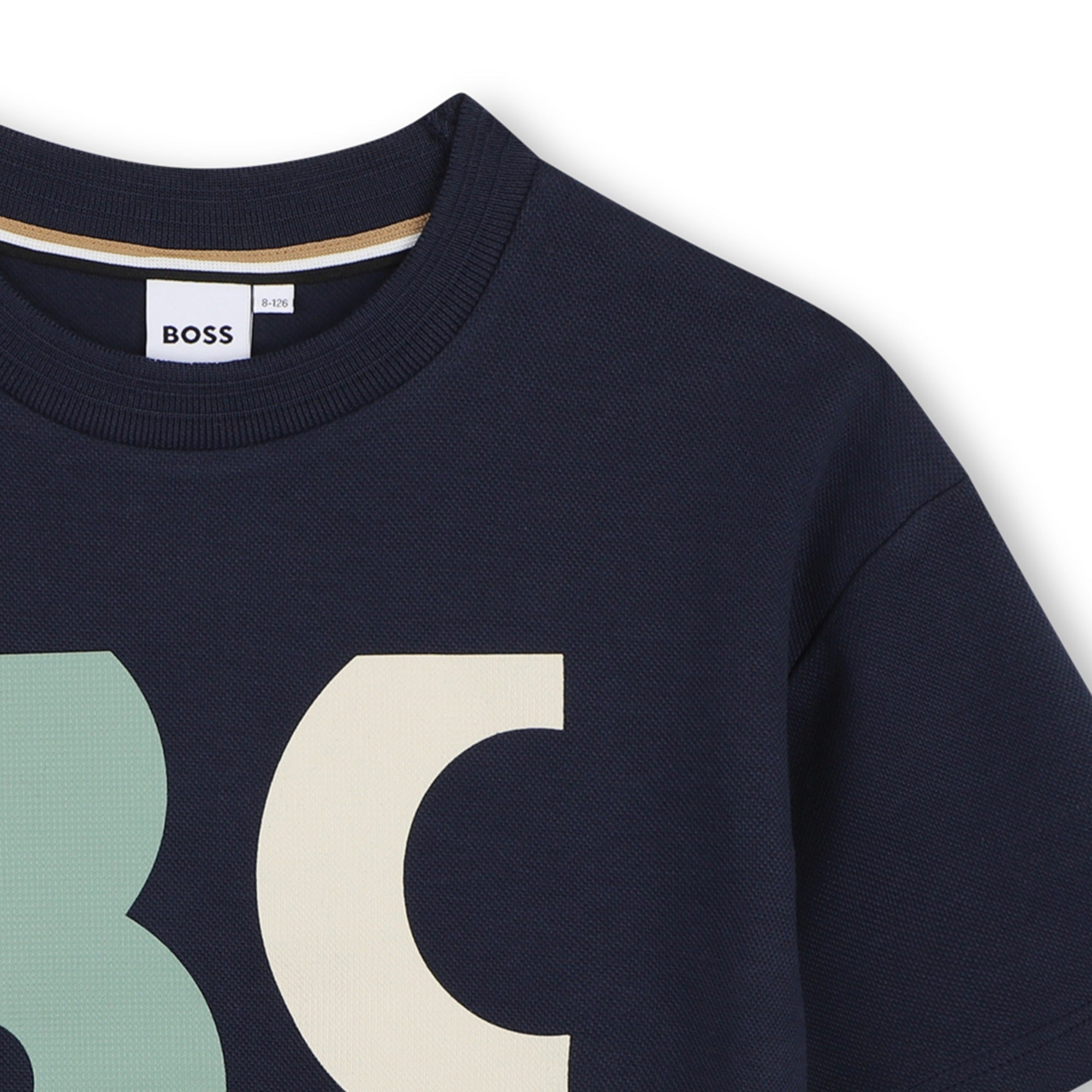 Oversized Cotton Piqué Graphic T Shirt Hugo Boss