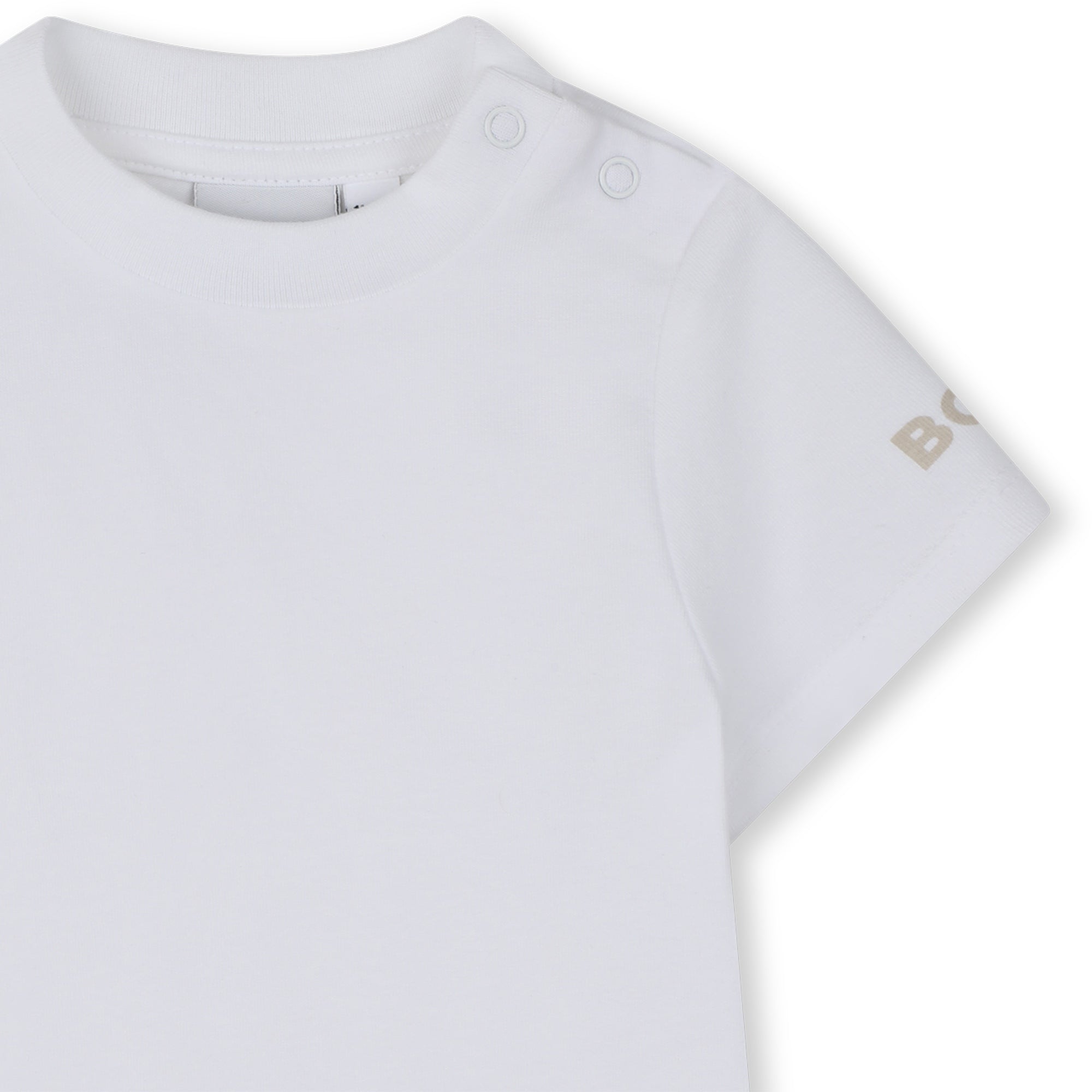 Organic Cotton Stripe Overalls & T-Shirt Gift Set Hugo Boss