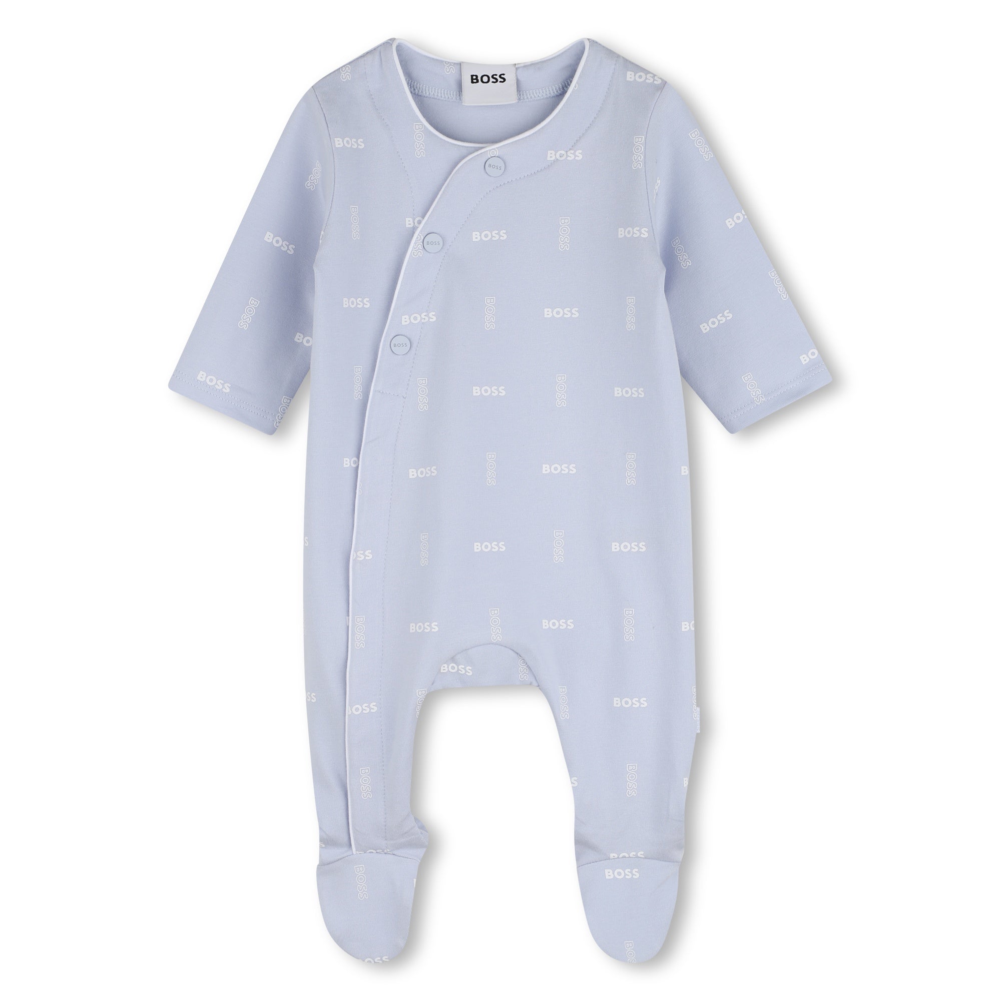 Cotton Jersey Pyjama, Hat and Bib Gift Set Hugo Boss
