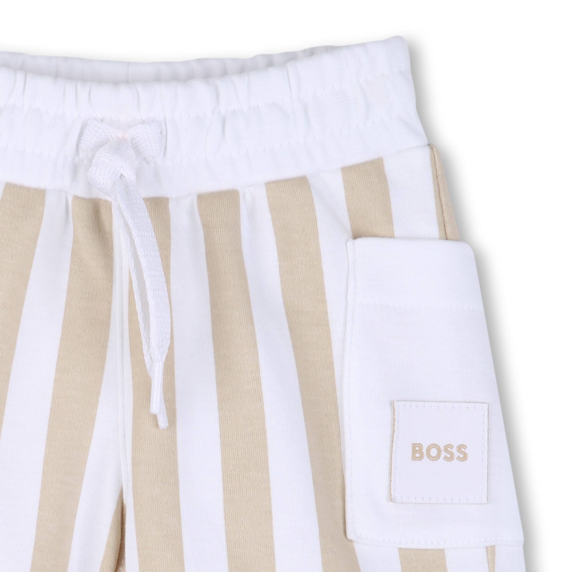Organic Cotton T-Shirt & Stripe Shorts Gift Set Hugo Boss