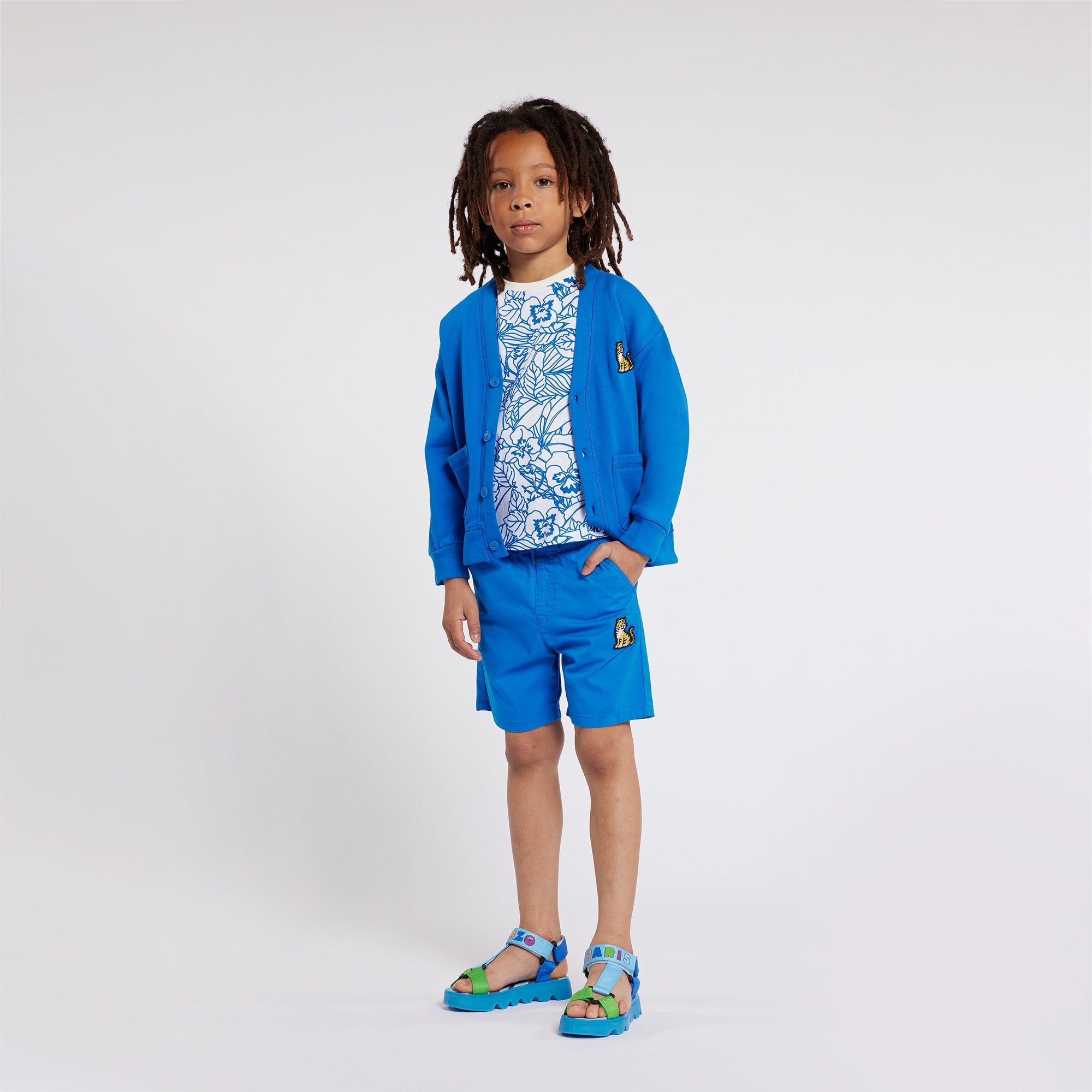 Cotton Twill Bermuda Shorts Kenzo