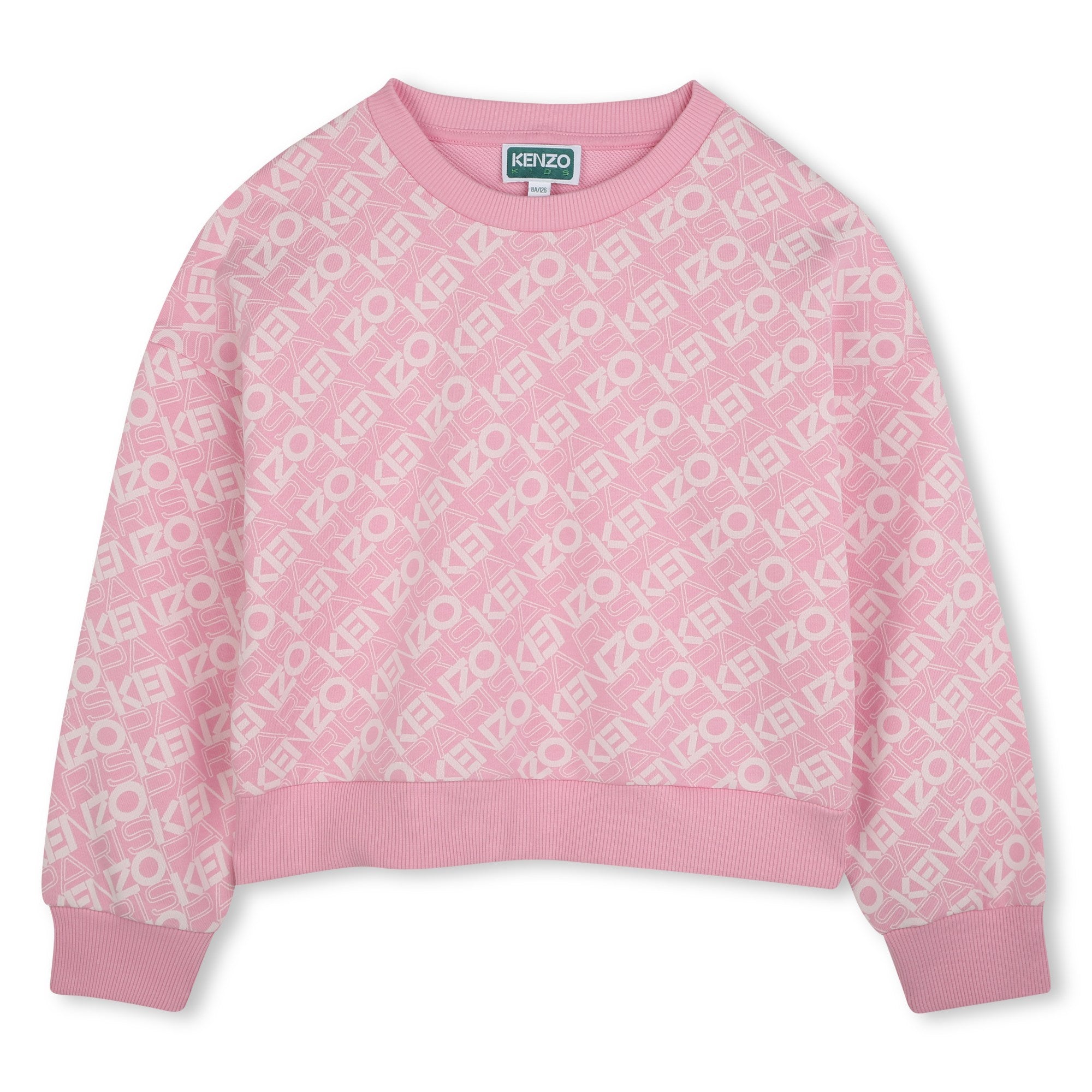 Monogram Print Sweatshirt Kenzo