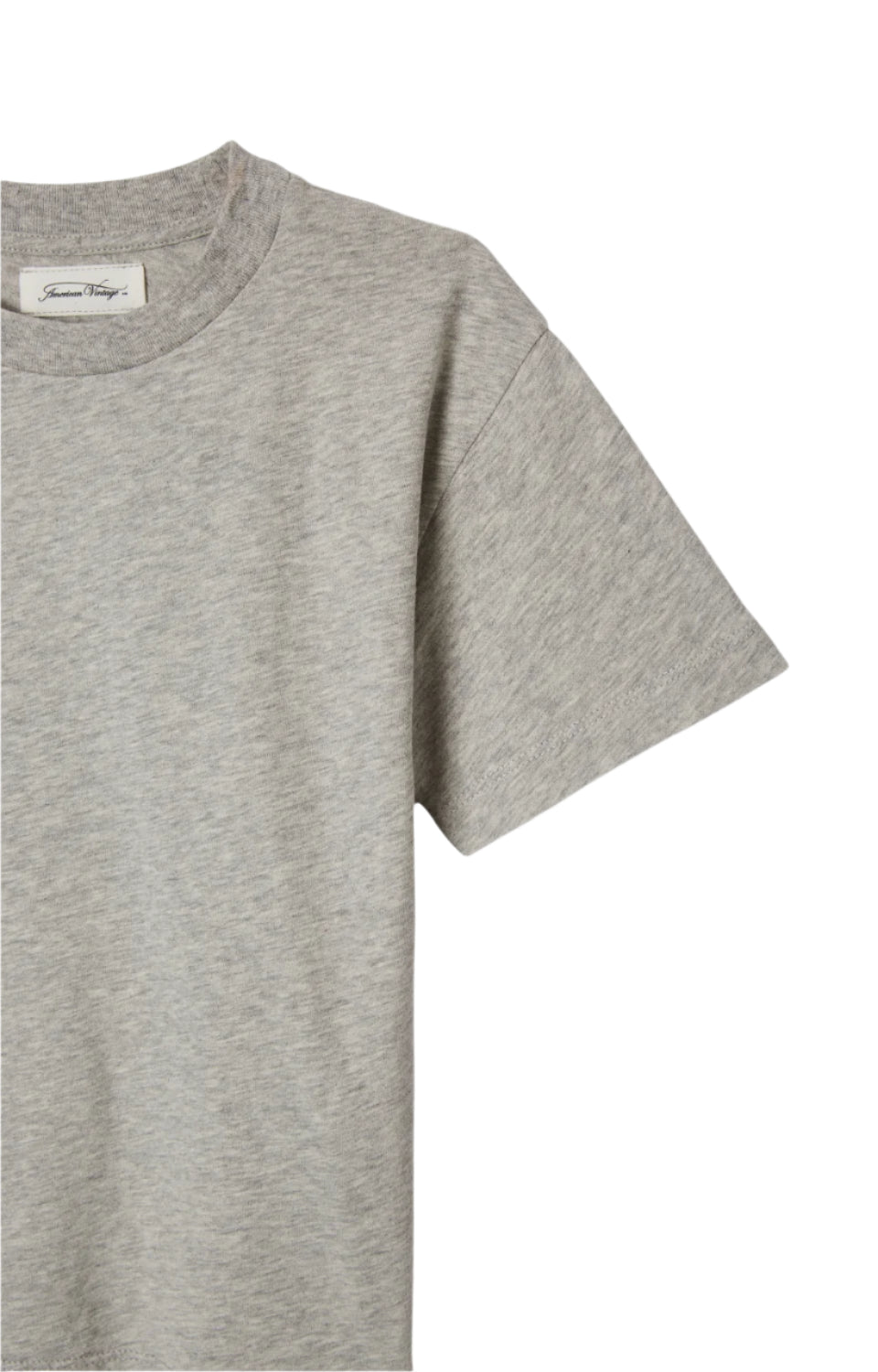 Essential Cotton Neck T-Shirt American Vintage