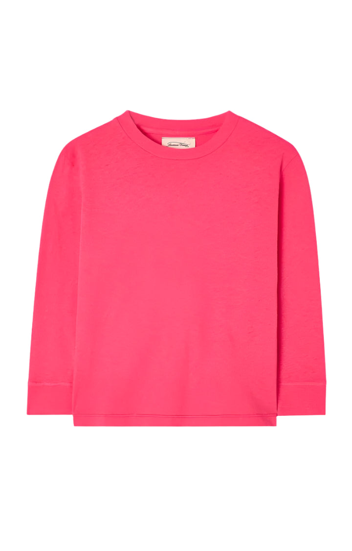 Long-Sleeve Crew Neck T-Shirt American Vintage