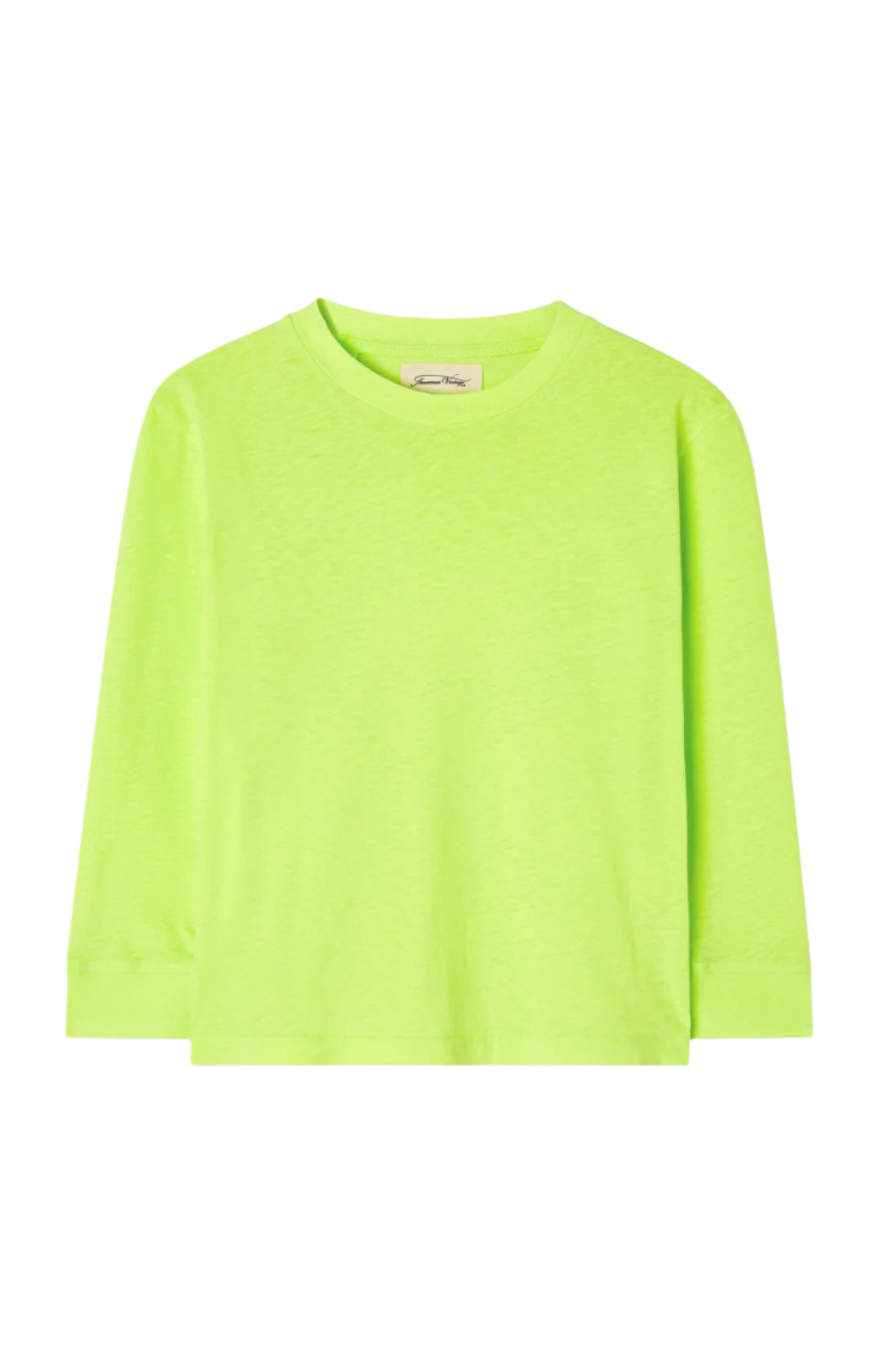 Long-Sleeve Crew Neck T-Shirt American Vintage