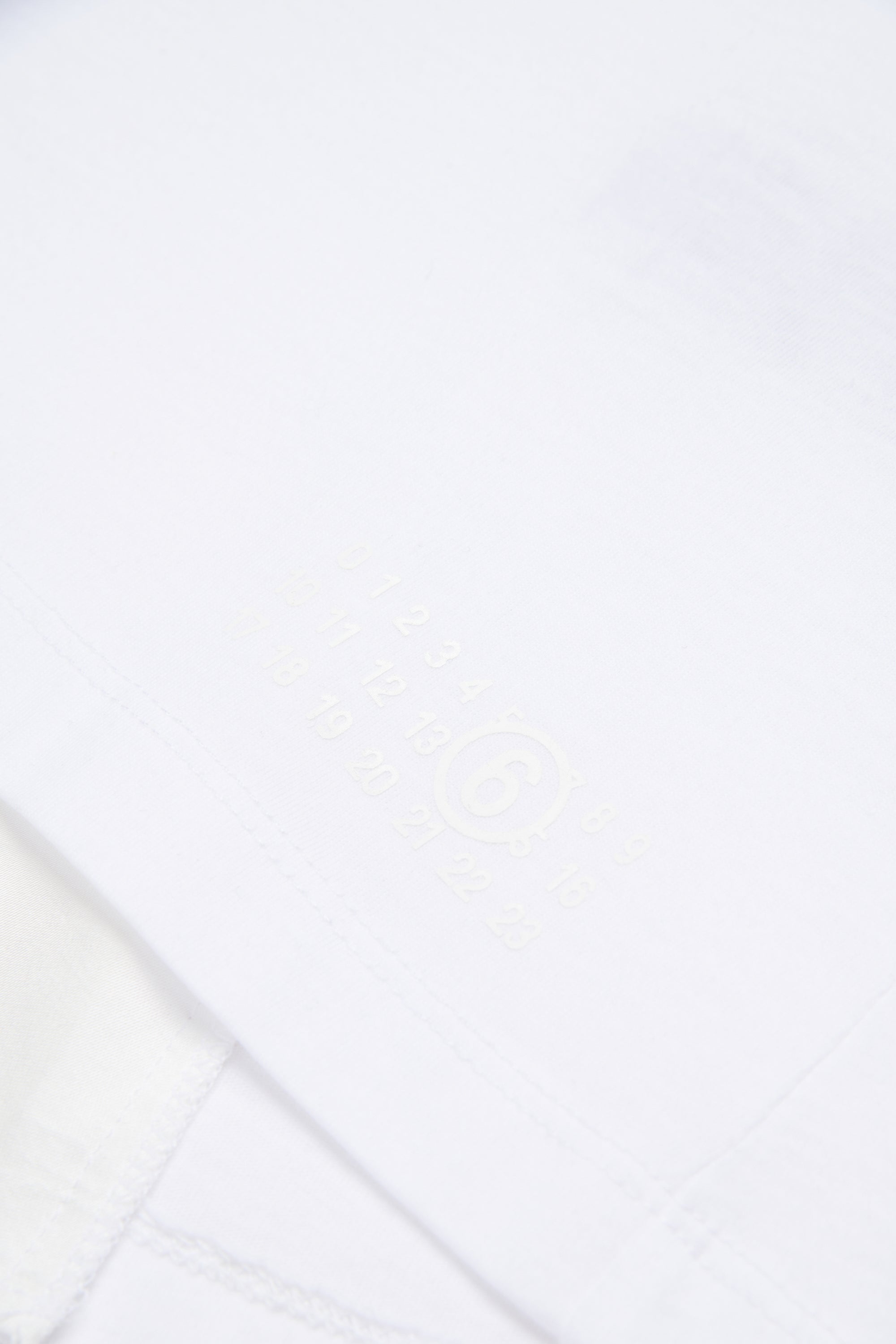 Cotton T-Shirt with Contrast Detail for Kids Mm6 Kid