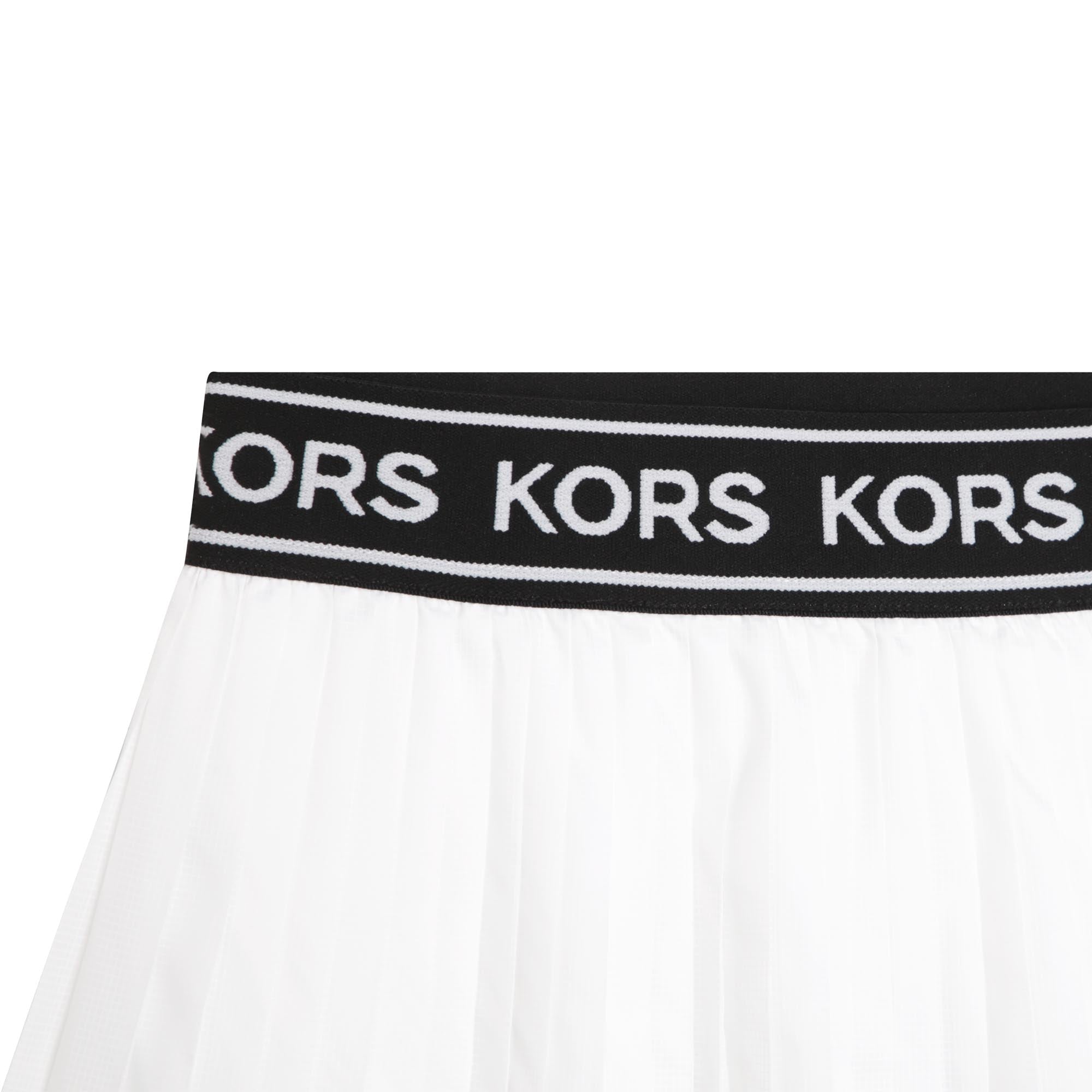 Pleated Skirt With Elastic Waist Michael Kors