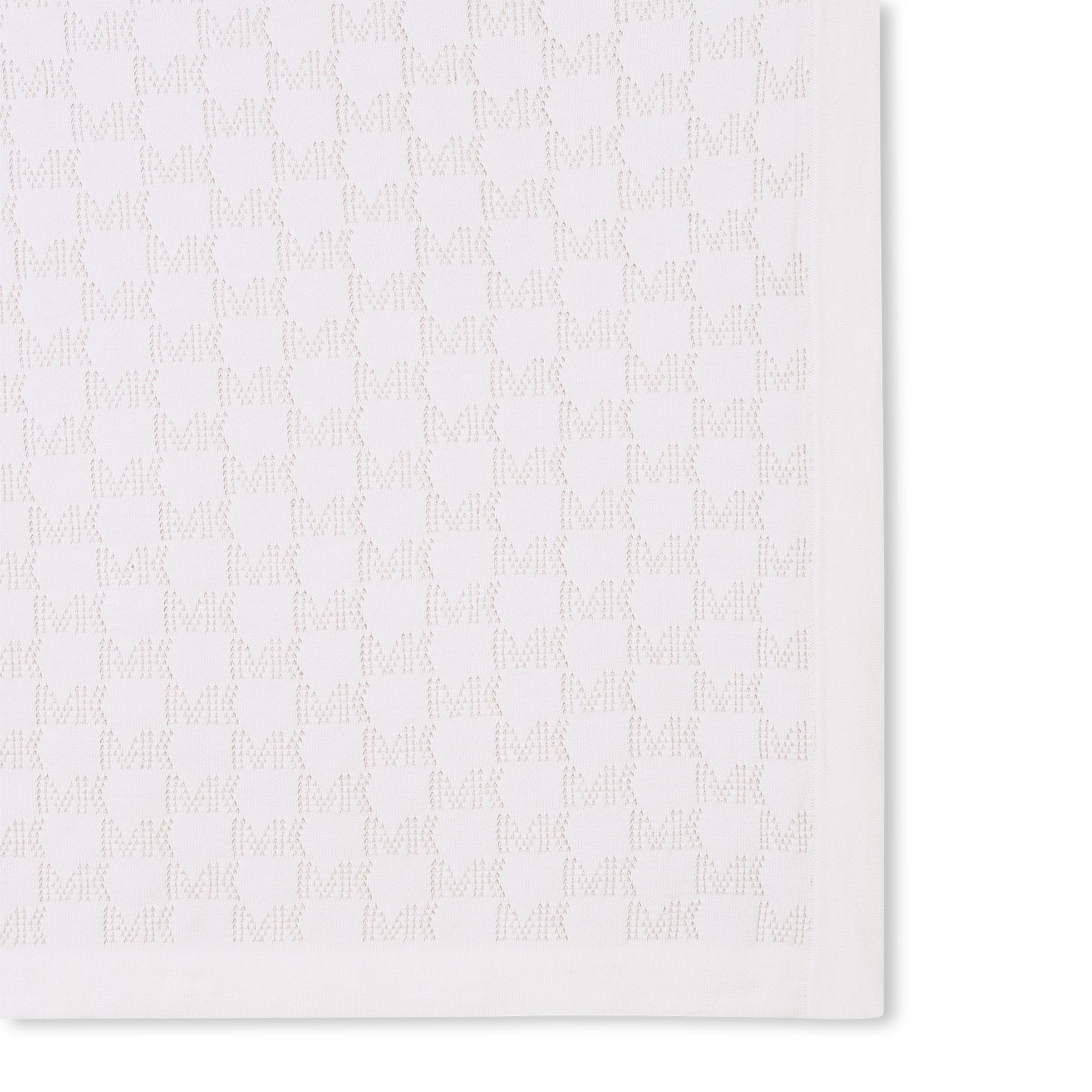 Knitted Blanket with Signature "MK" Jacquard Michael Kors