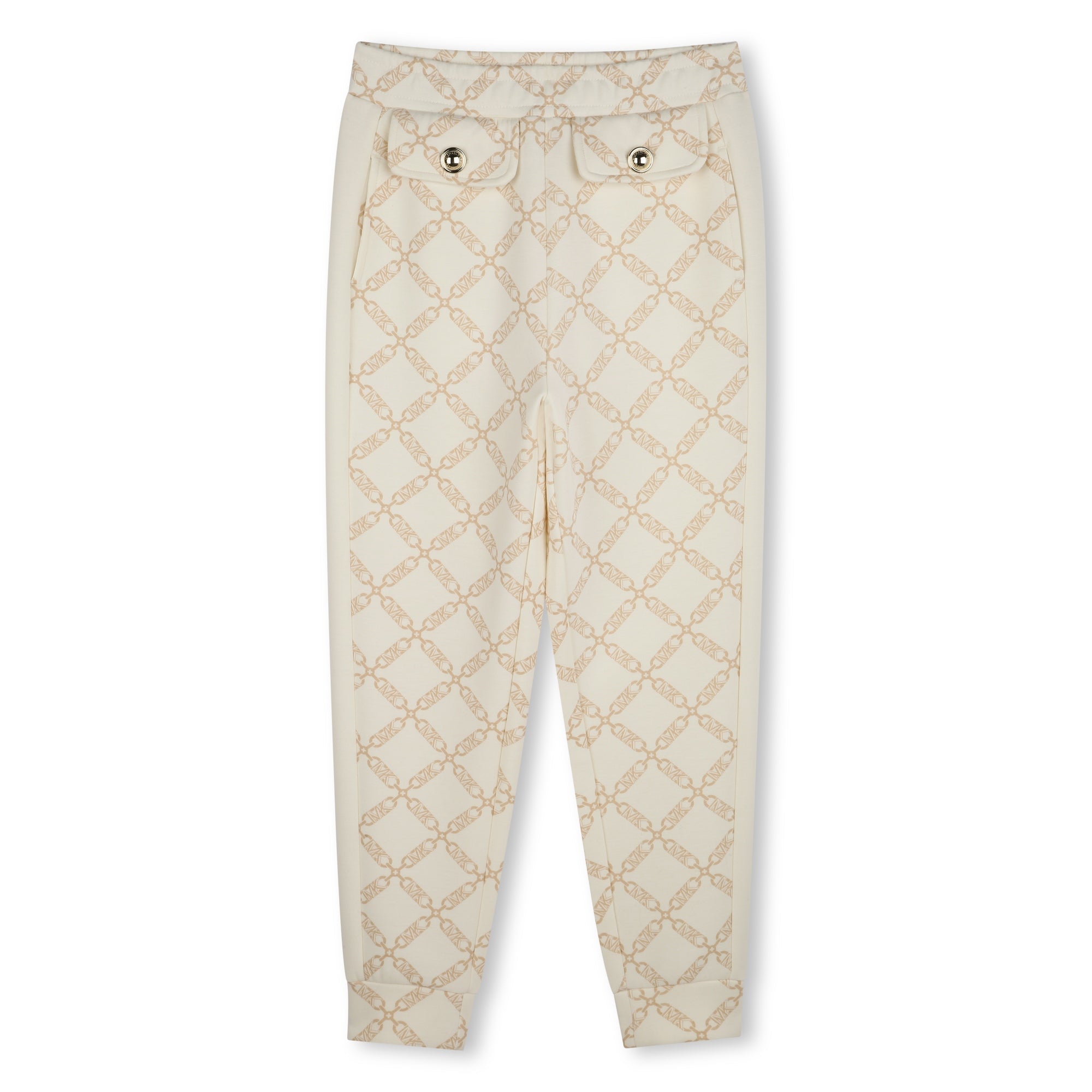 Chain-Print Trousers with Pocket Detail Michael Kors