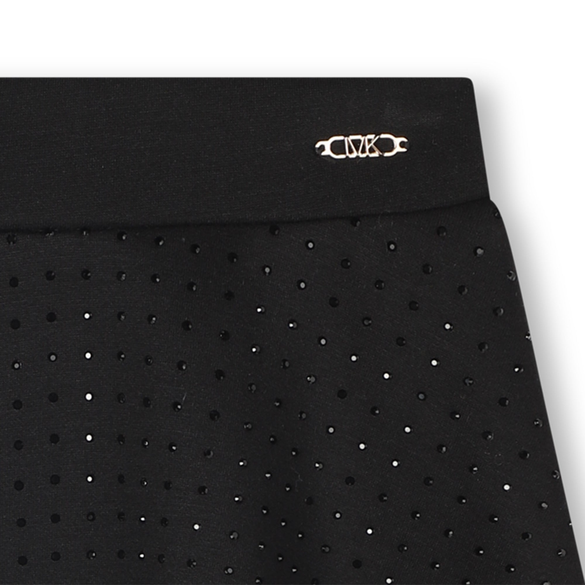 Studded A-Line Skirt, Black Michael Kors