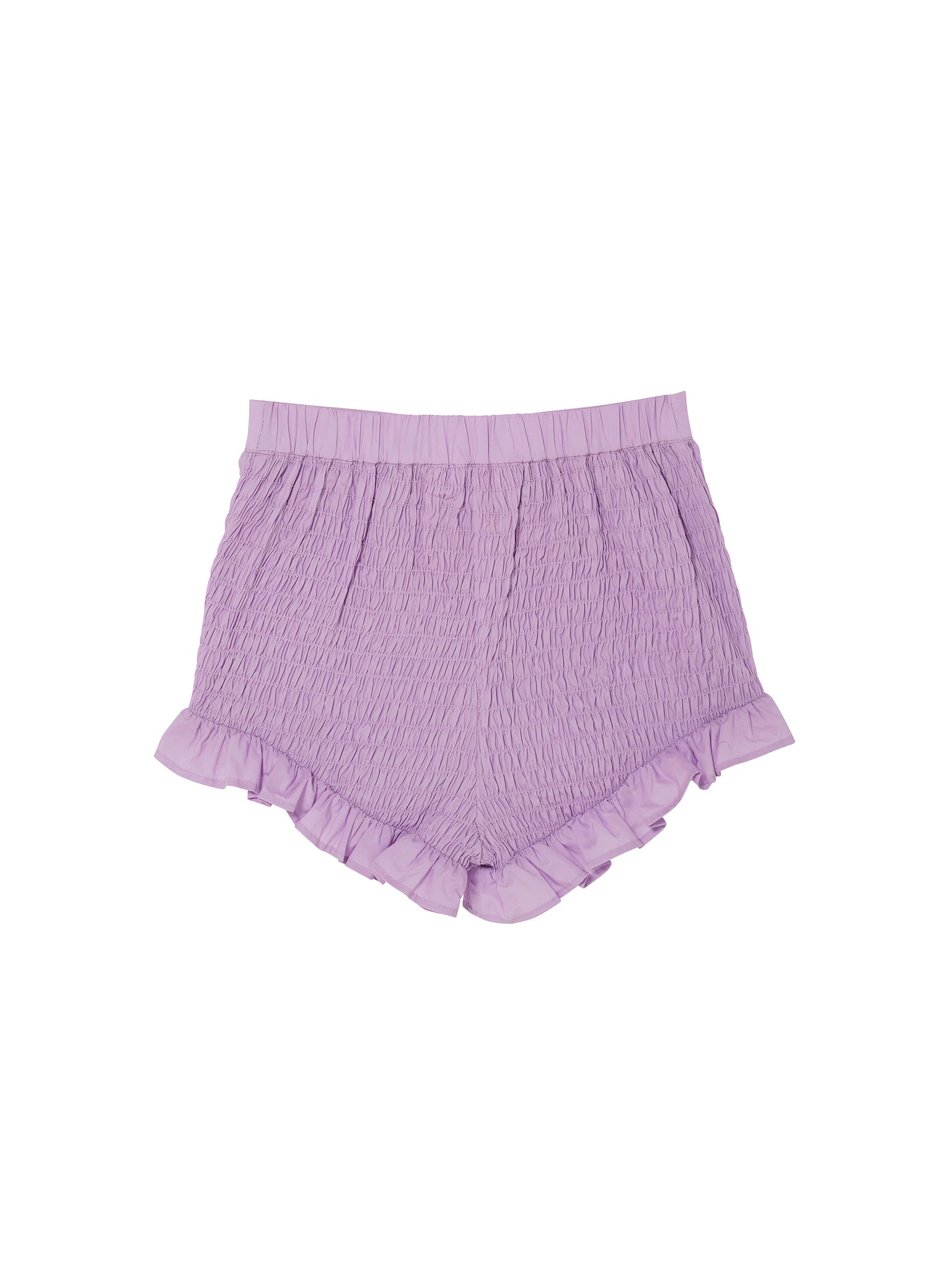 Mariposa Shorts - Smocked Cotton Shorts with Ruffle Trim Tutu Du Monde