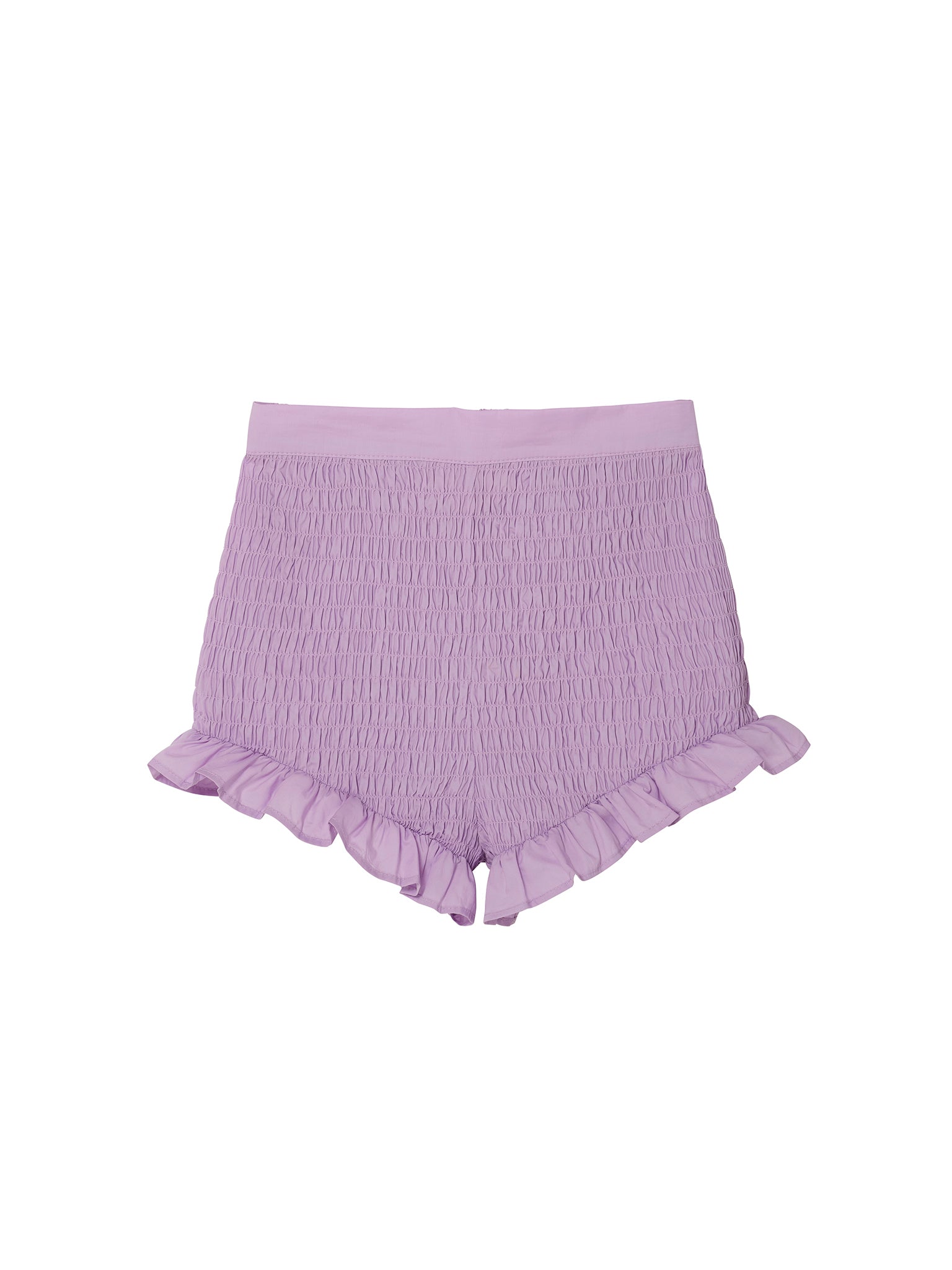 Mariposa Shorts - Smocked Cotton Shorts with Ruffle Trim Tutu Du Monde