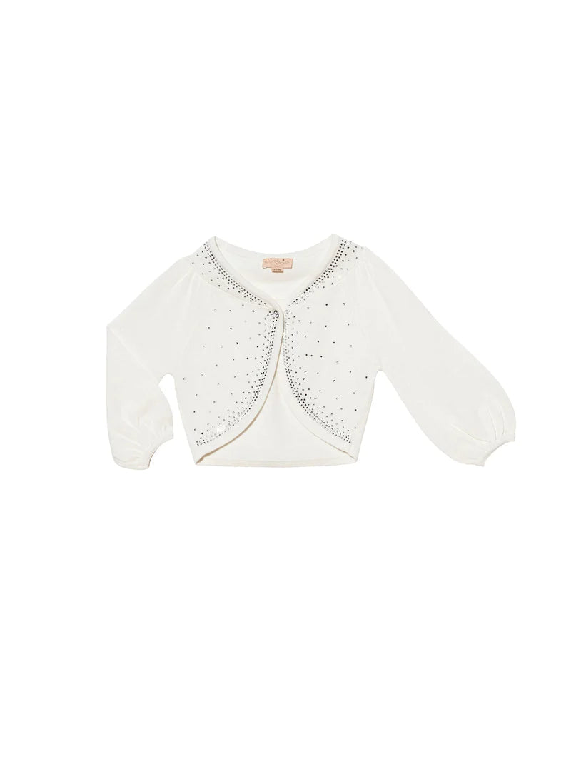 Chic Curved Hem Cardigan Tutu Du Monde