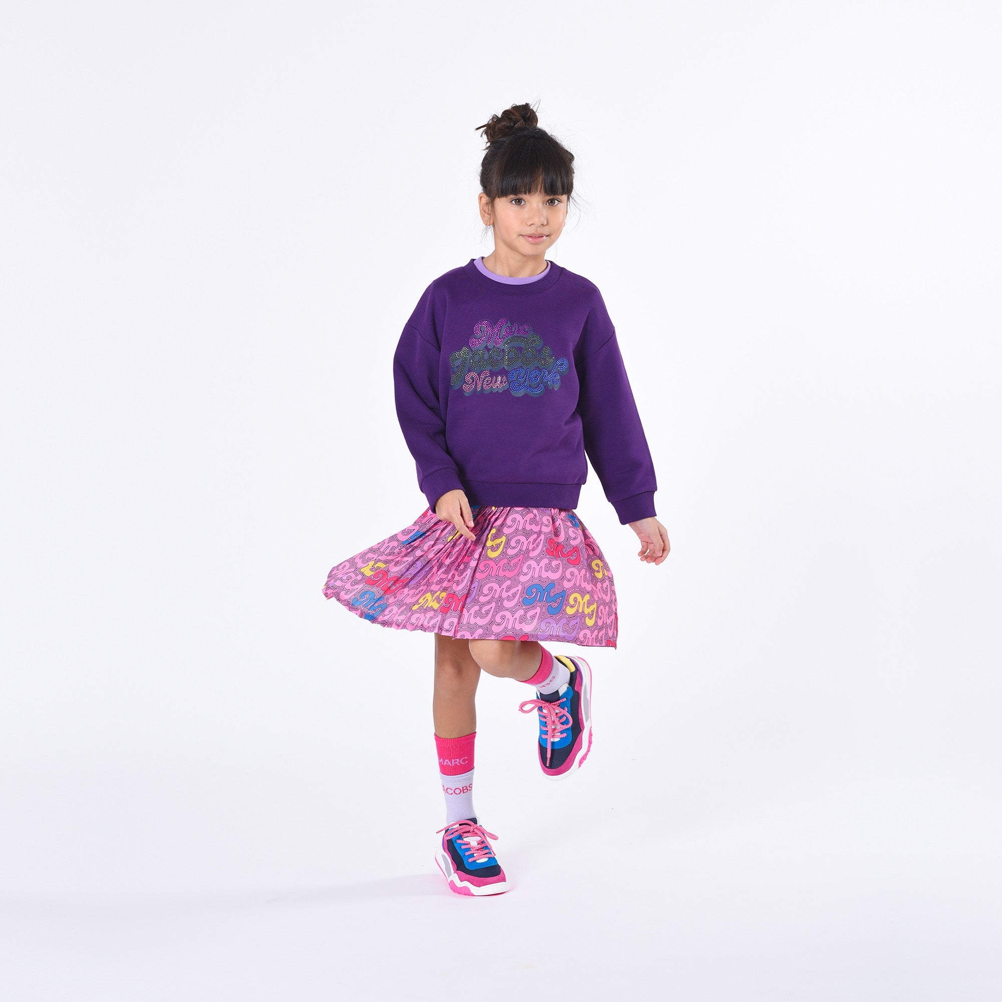 Studded French Terry Sweatshirt The Marc Jacobs