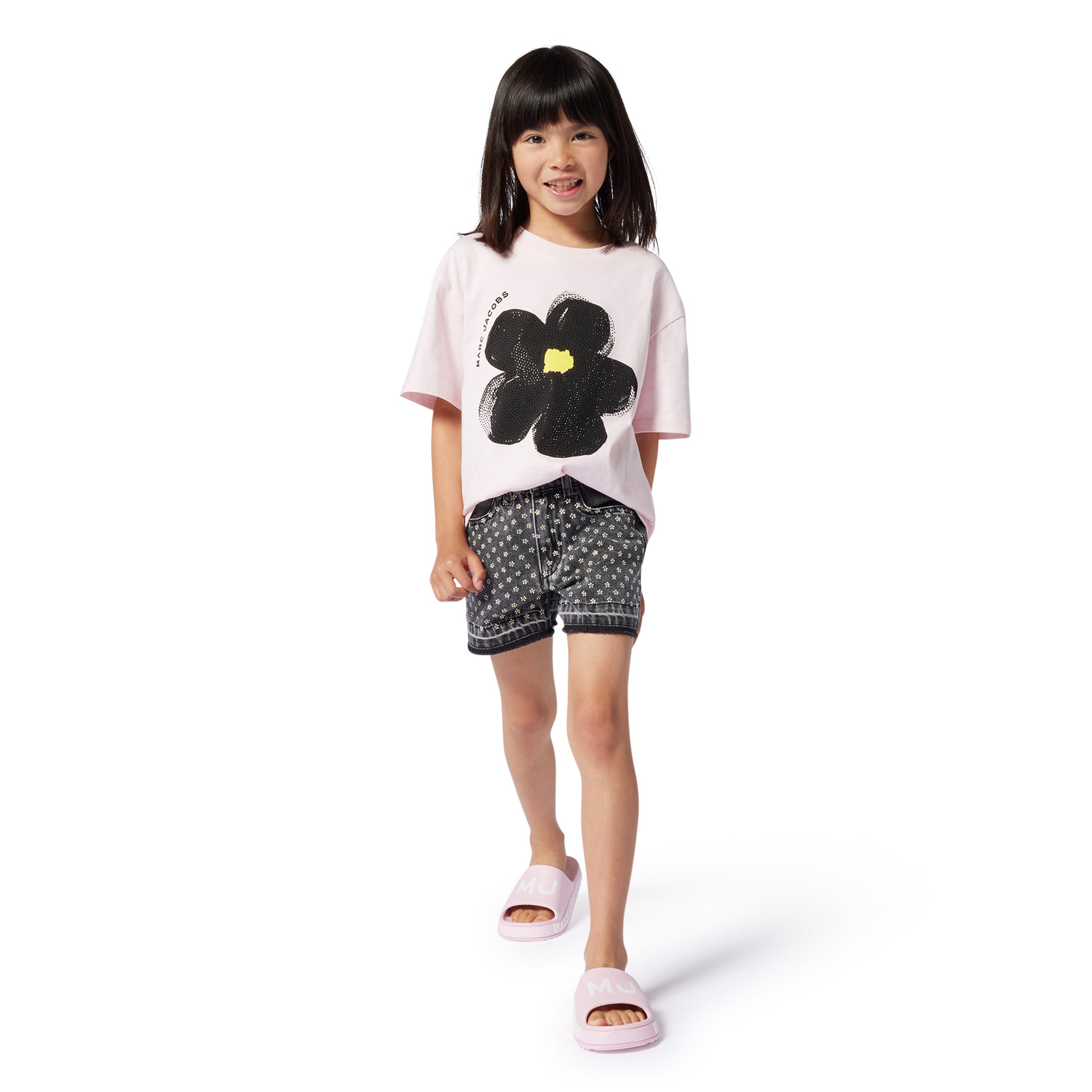 Floral Graphic Short-Sleeve T-Shirt The Marc Jacobs