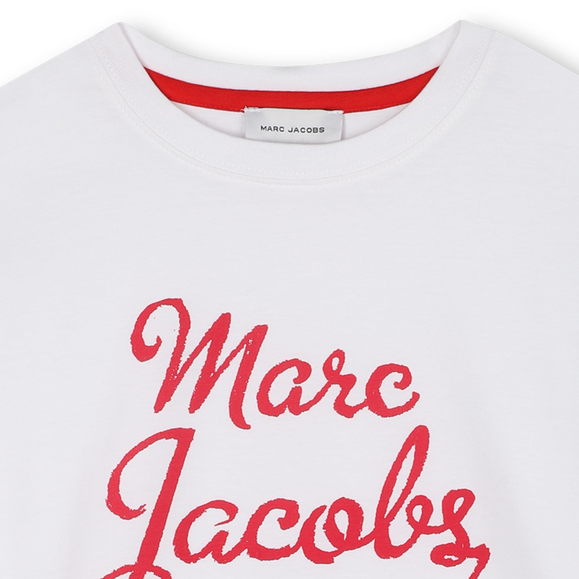 Organic Cotton Jersey T-Shirt with Front Marc Jacobs Illustration The Marc Jacobs