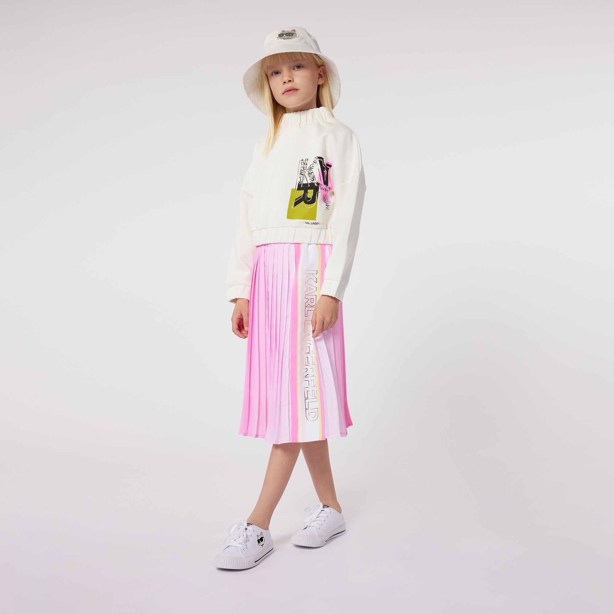 Pleated Skirt Karl Lagerfeld Kids
