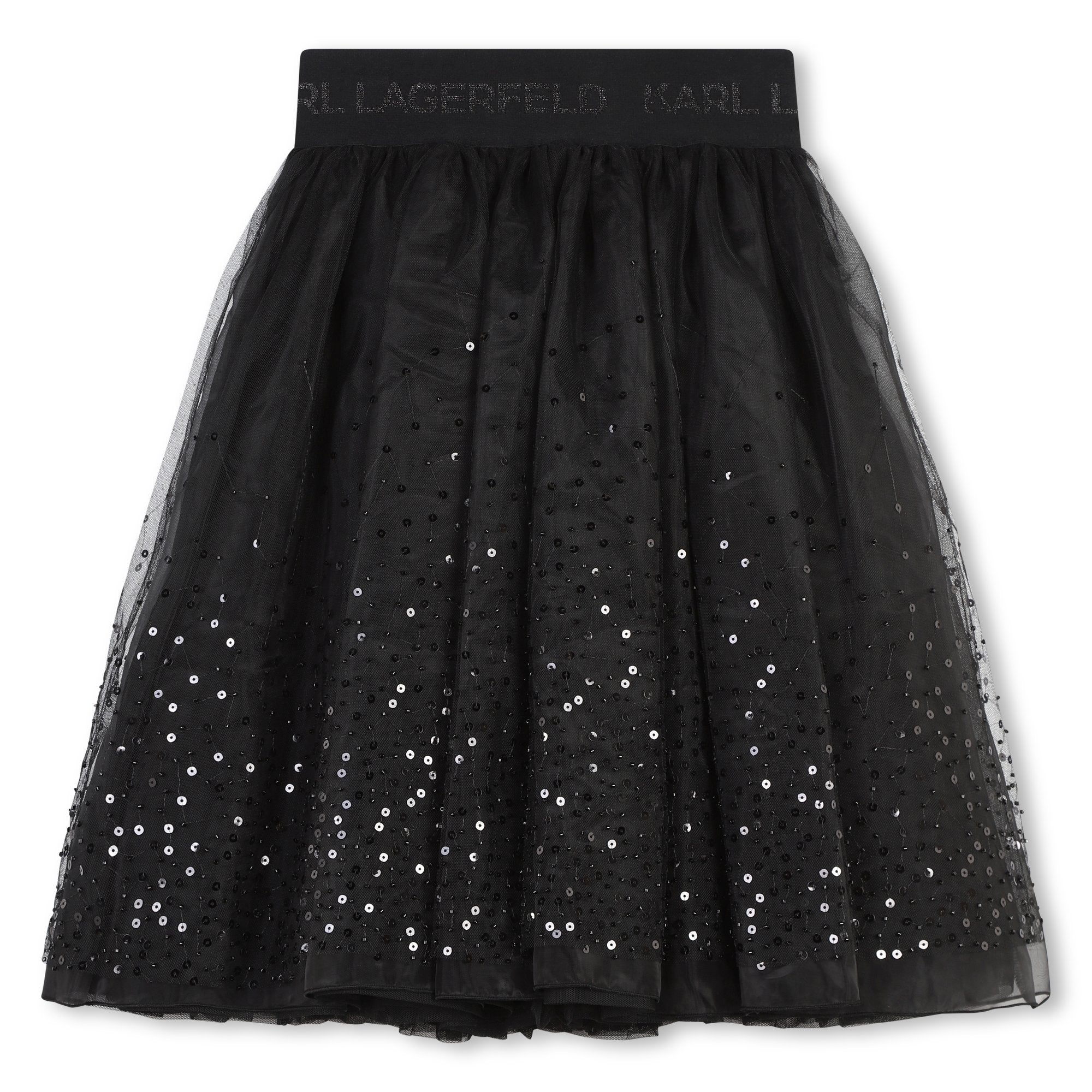 Ceremony Sequin Skirt Karl Lagerfeld Kids